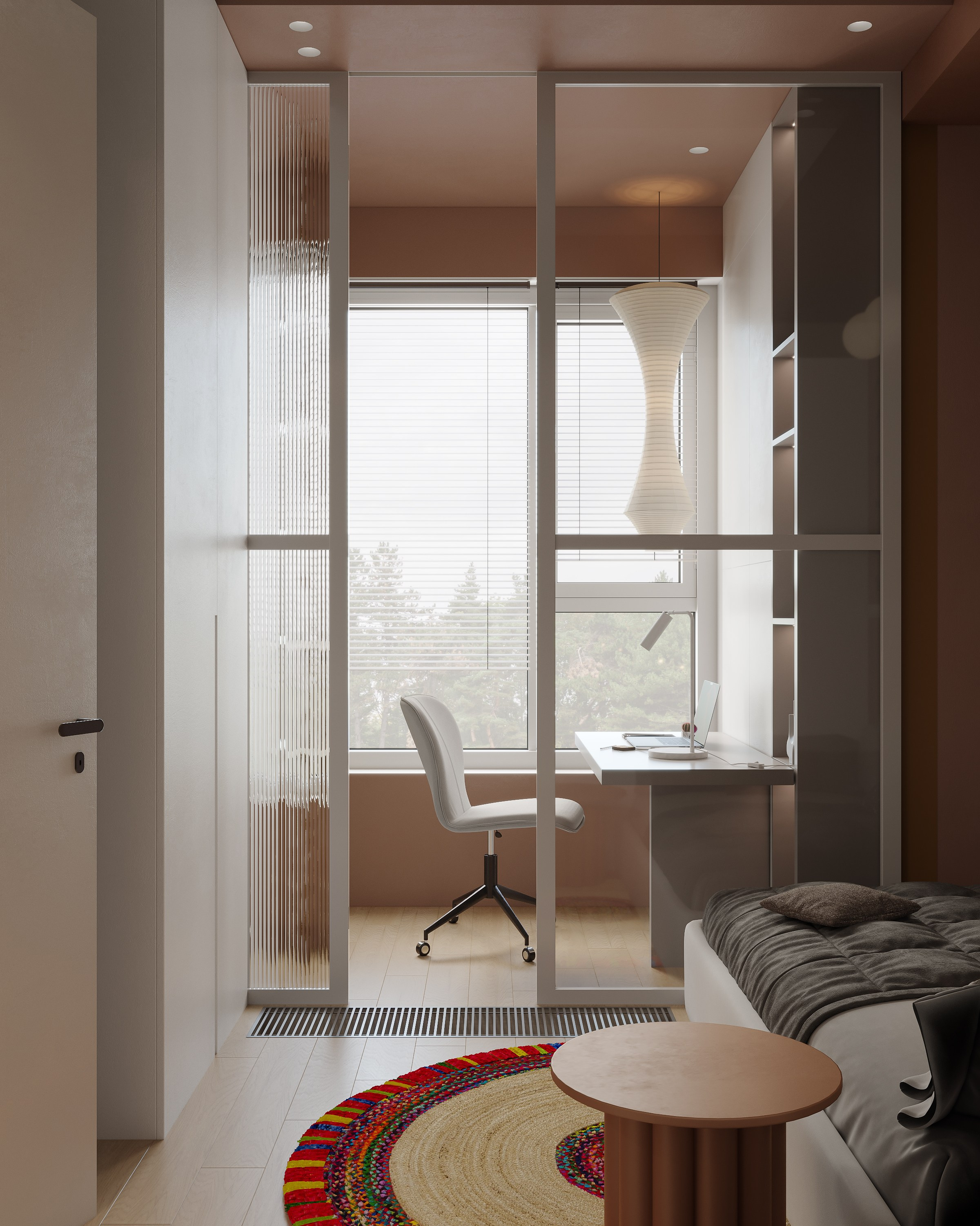 Квартира для LSD Bureau. 3D визуализация интерьера и архитектурной среды