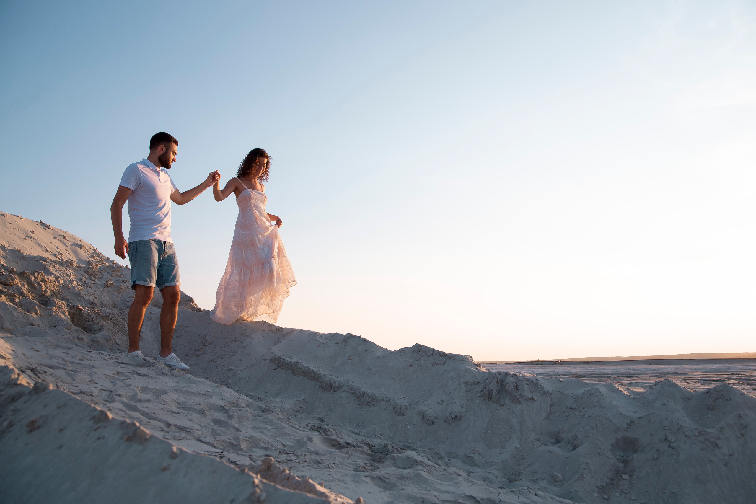 Love Story на закате. Свадебный, семейный фотограф, контент съёмка. Екатеринбург. Елена Граф