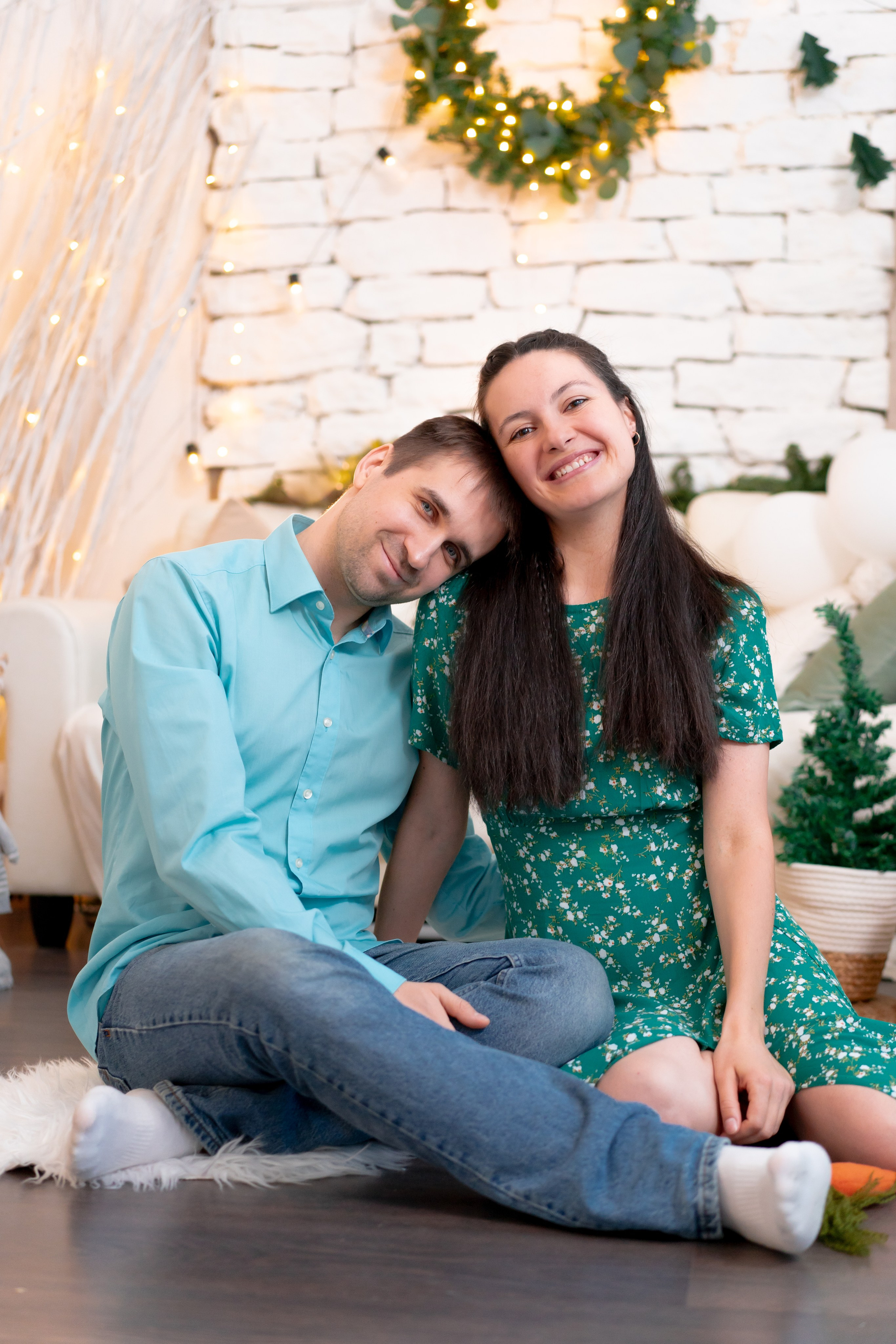 Катерина и Михаил с папой и мамой). Детская, семейная фотостудия в Санкт-Петербурге