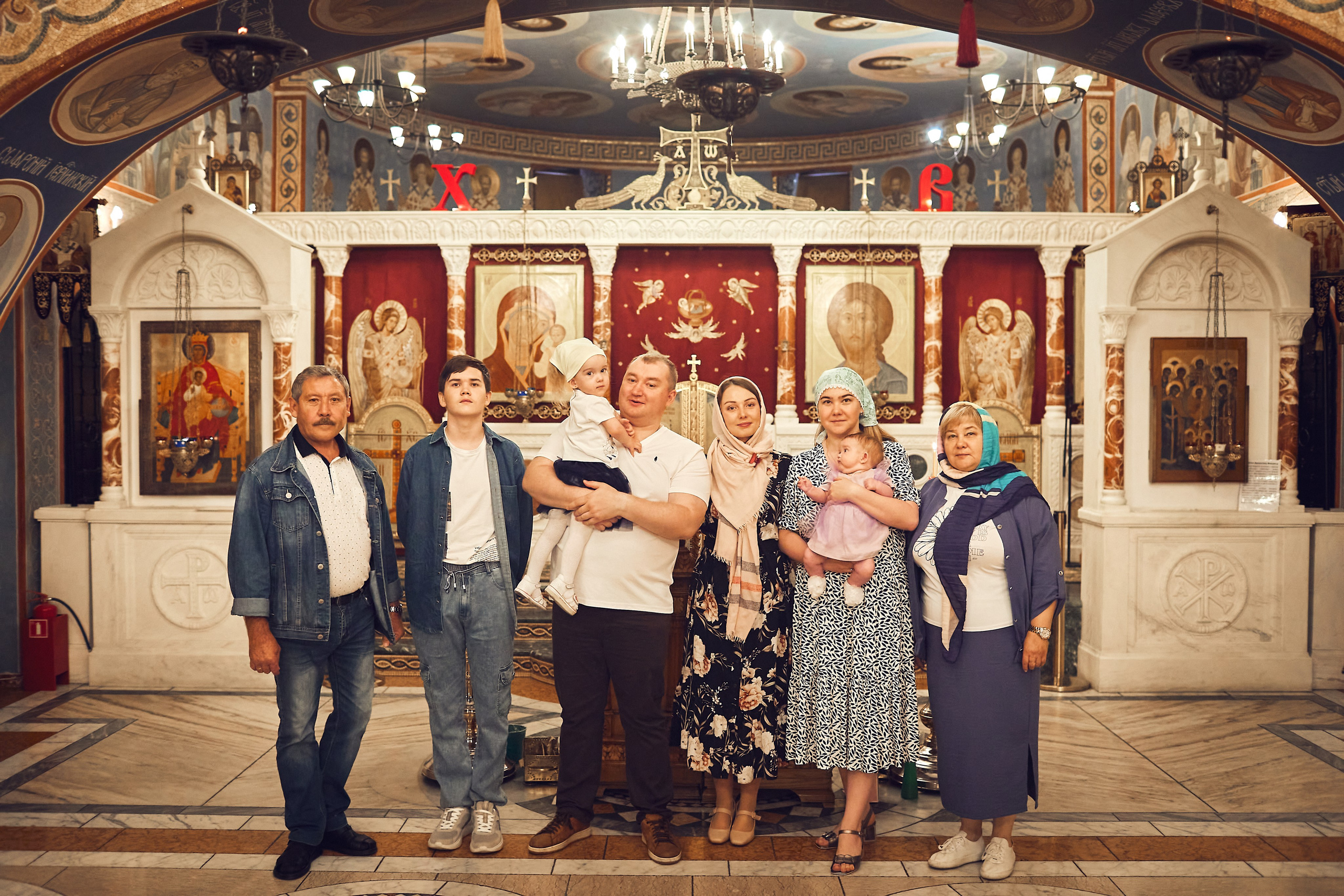 Таинство Крещения. Фотограф Москва|Ясенево Яна Новокрещенных