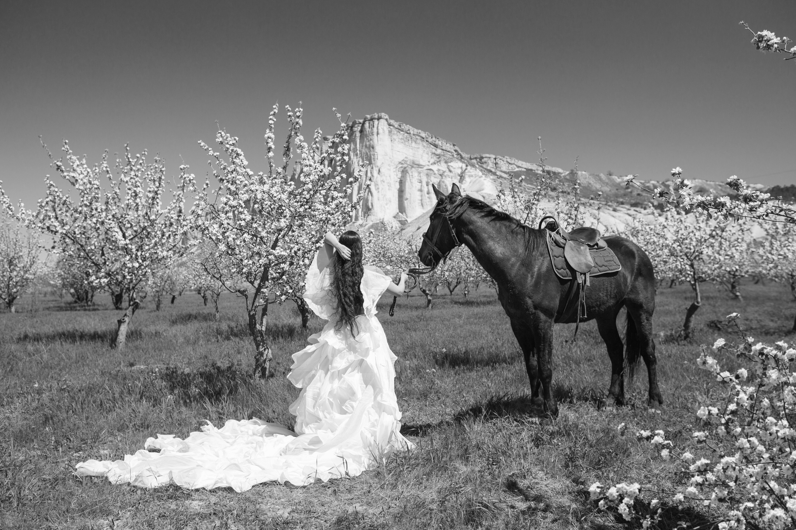 Фотосессия Людмилы в яблоневом саду. Фотограф Анапа, Краснодарский Край, Крым