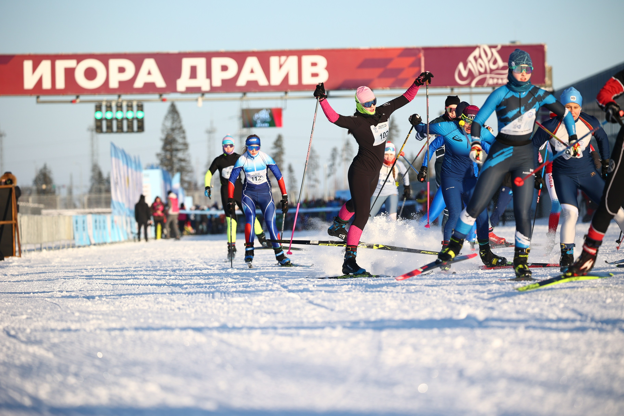 Лыжня России Игора Драйв 2025. Спортивный фотограф в Санкт-Петербурге Илья Vacool