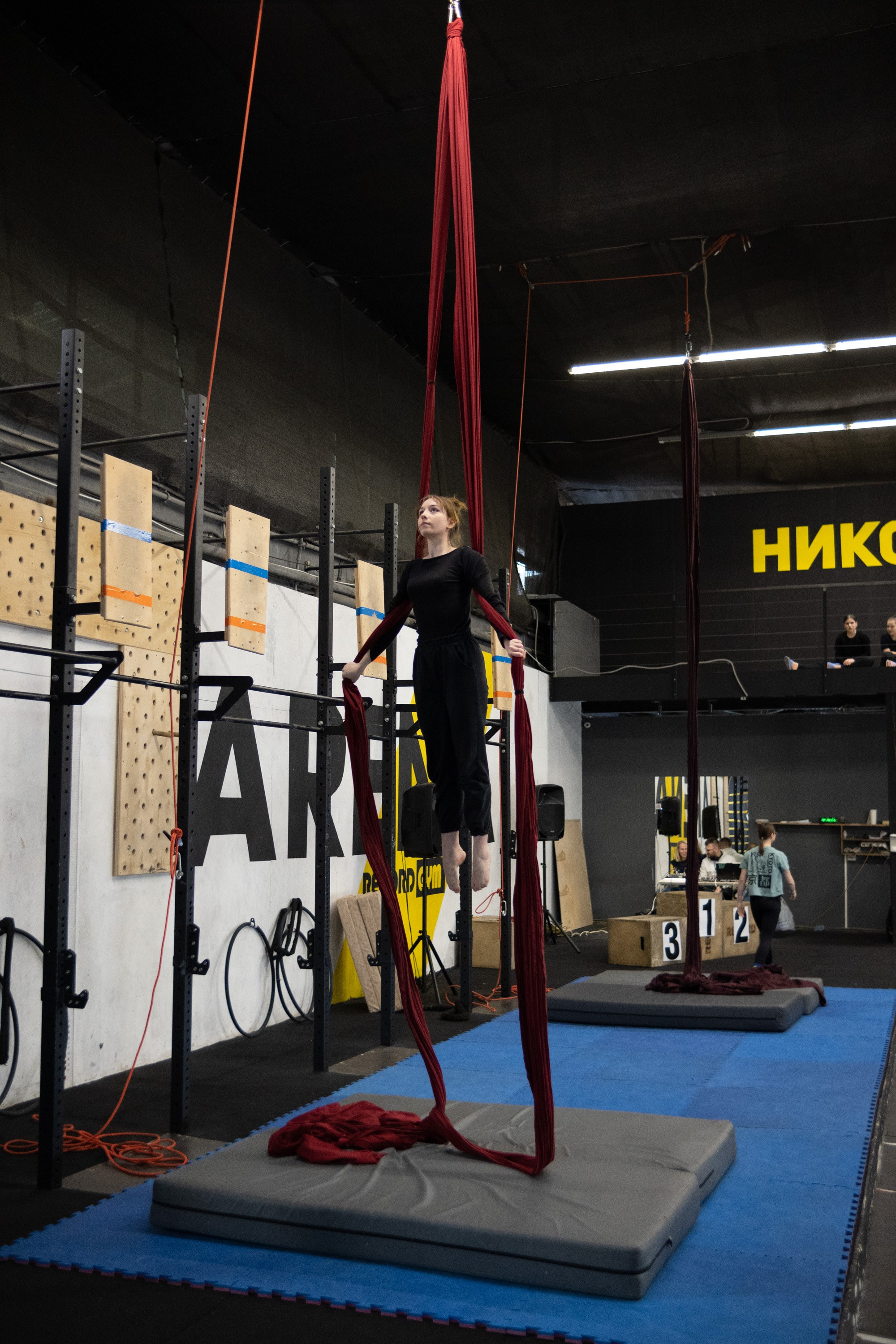 Внутриклубные соревнования по воздушной гимнастике 02.04.23