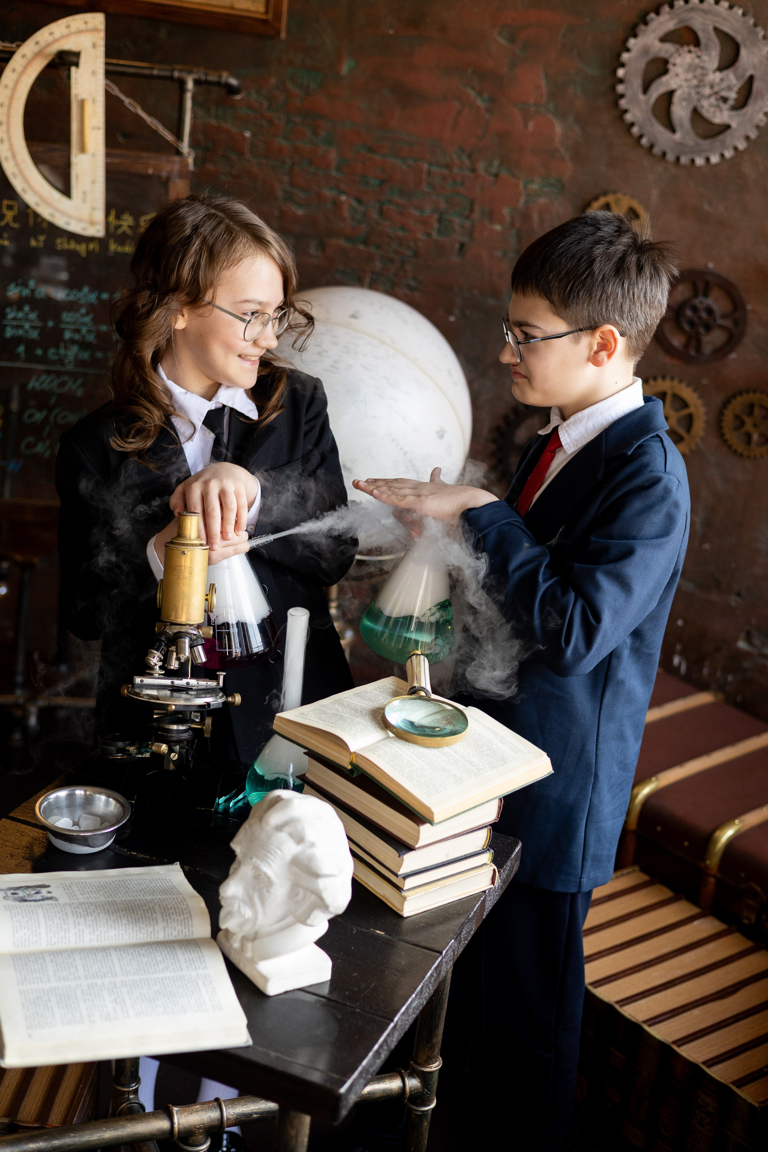 Фотосессия в лаборатории. Семейный фотограф в Москве Марина Петра