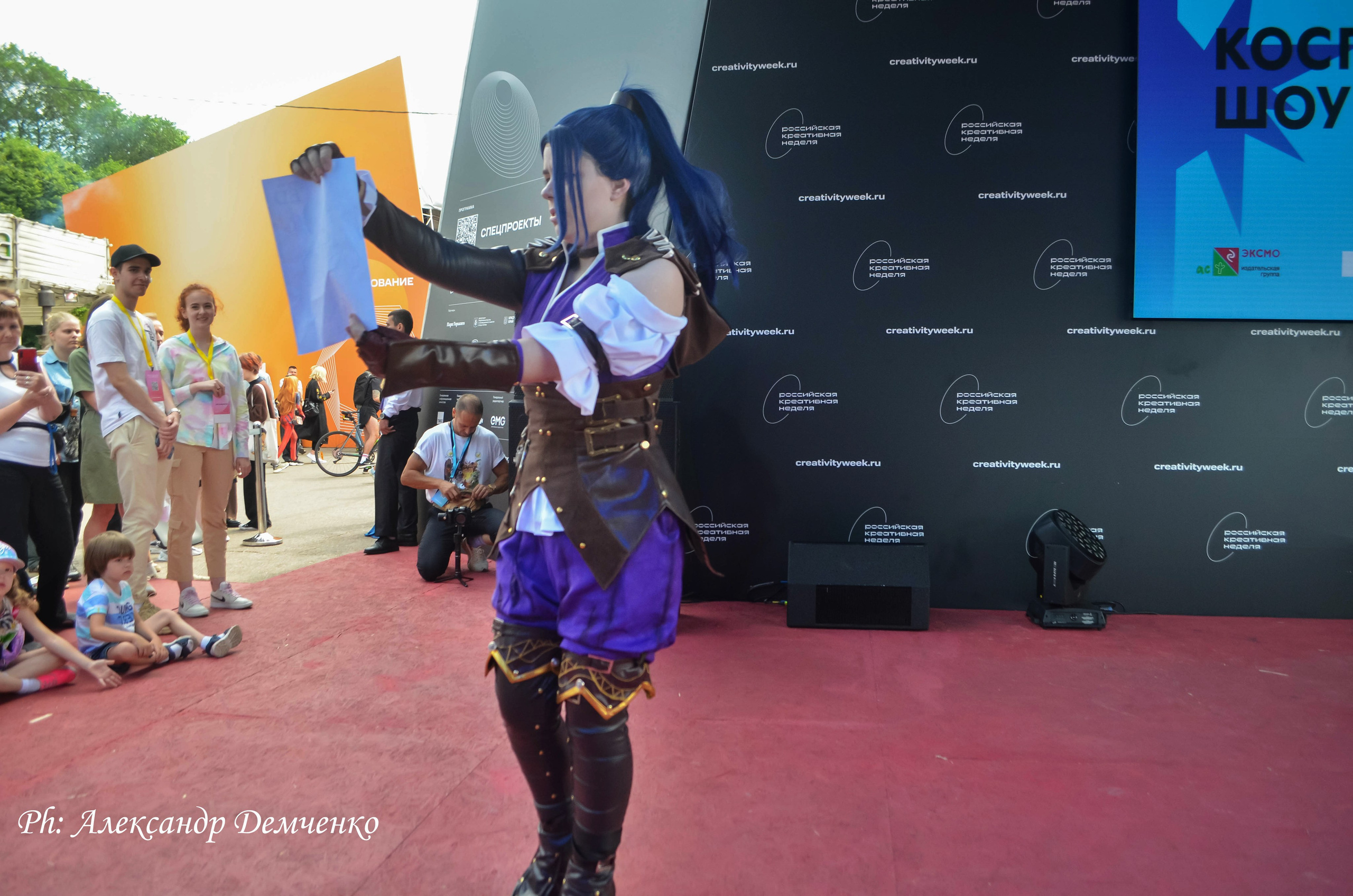 Фотосессия в Парке Горького на Лидеры молодого контента