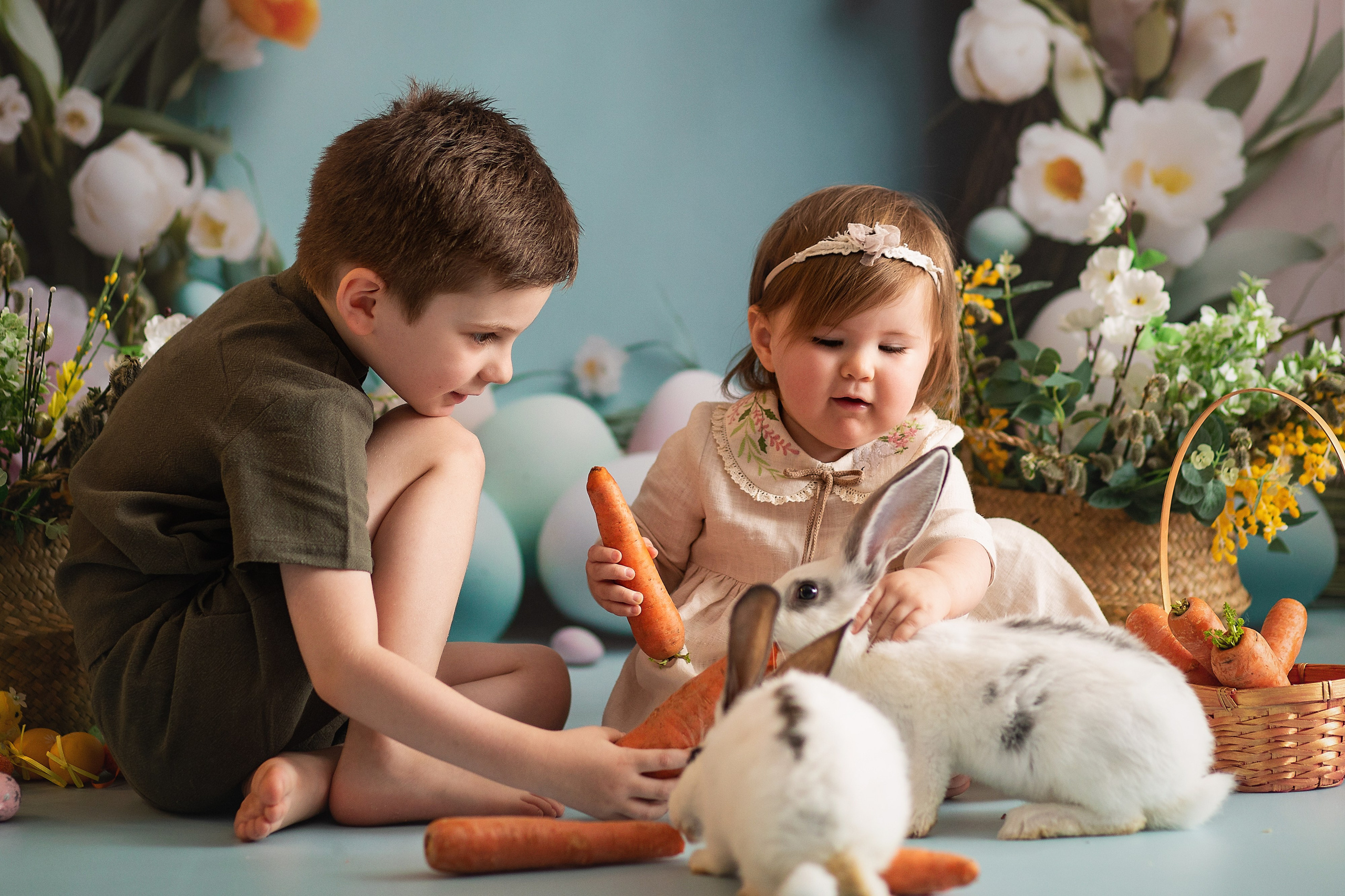 Фотопроект Пасхальный с кроликами. ФОТОГРАФ НА ГОДИК, БЕРЕМЕННОСТИ, НОВОРОЖДЕННЫХ, КРЕЩЕНИЯ МОСКВА