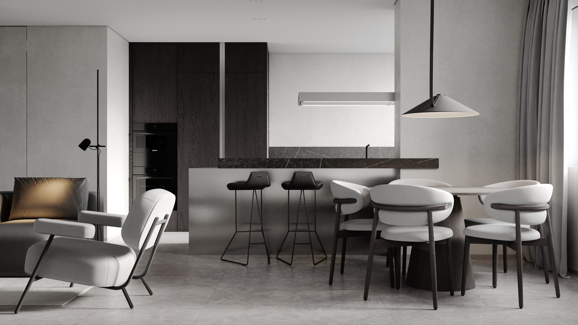 ЖК Hills. 3D Визуализация интерьеров и архитектуры — Никита Афиногенов