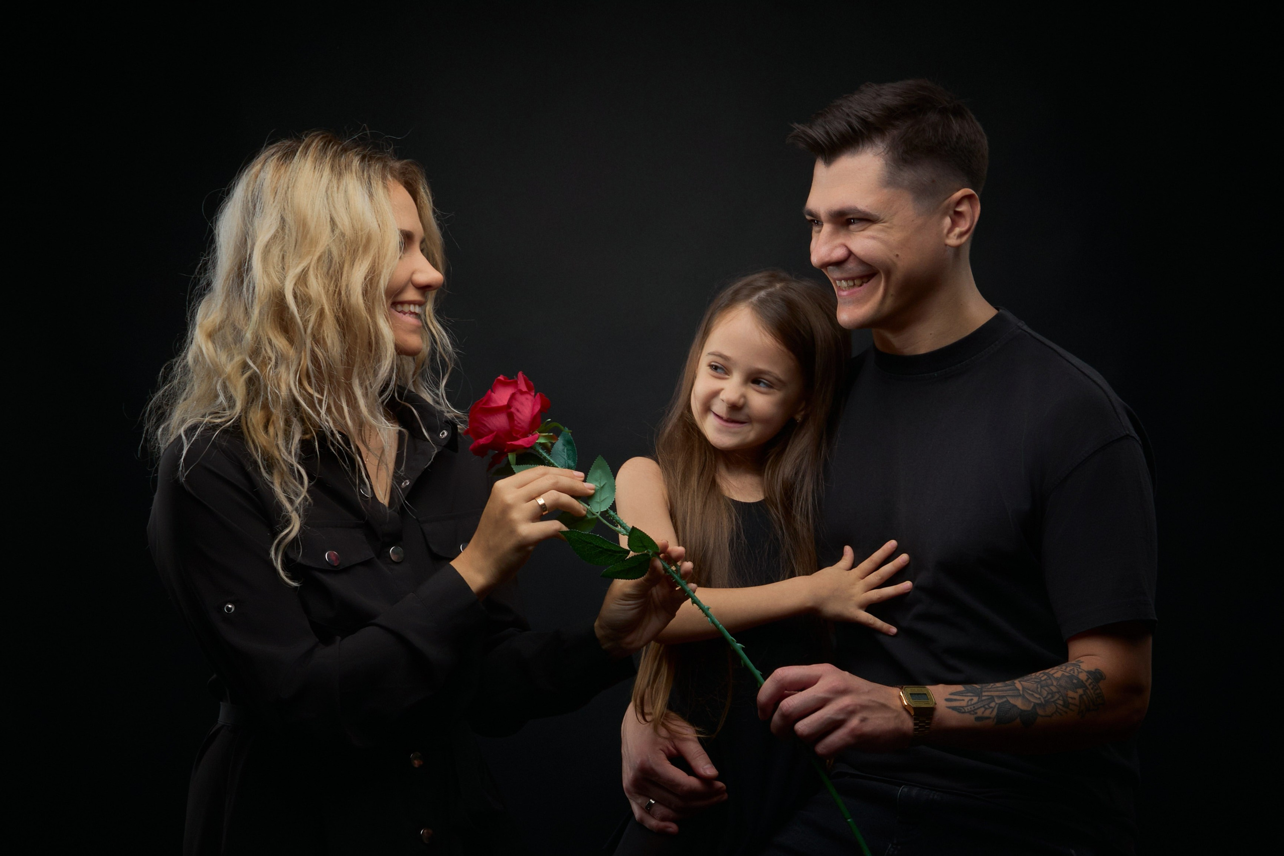 Семейная фотосессия семьи Меренковых. Фотостудия123