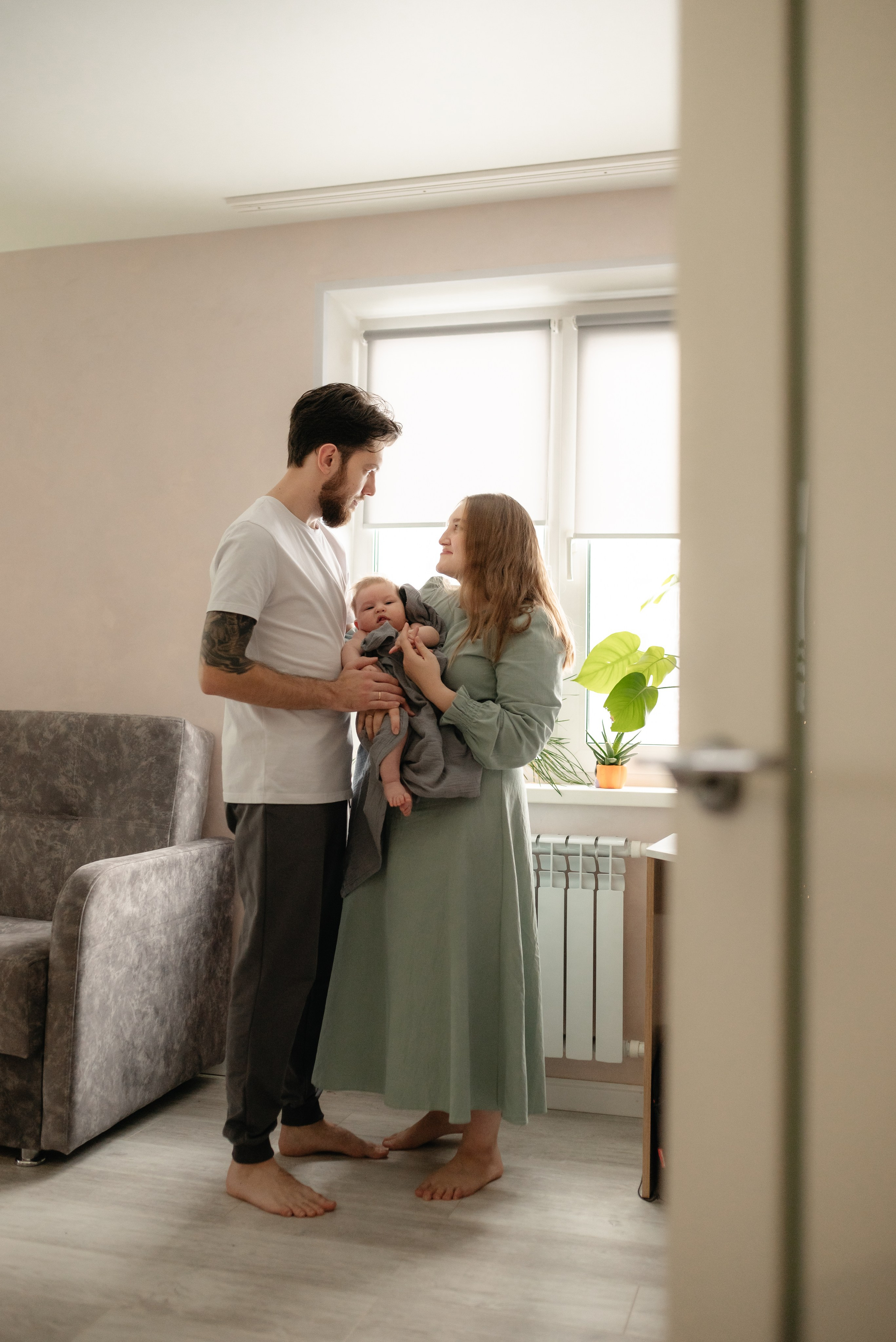 Домашняя семейная фотосессия в Нижнем Новгороде. Семейный и портретный фотограф Нижний Новгород