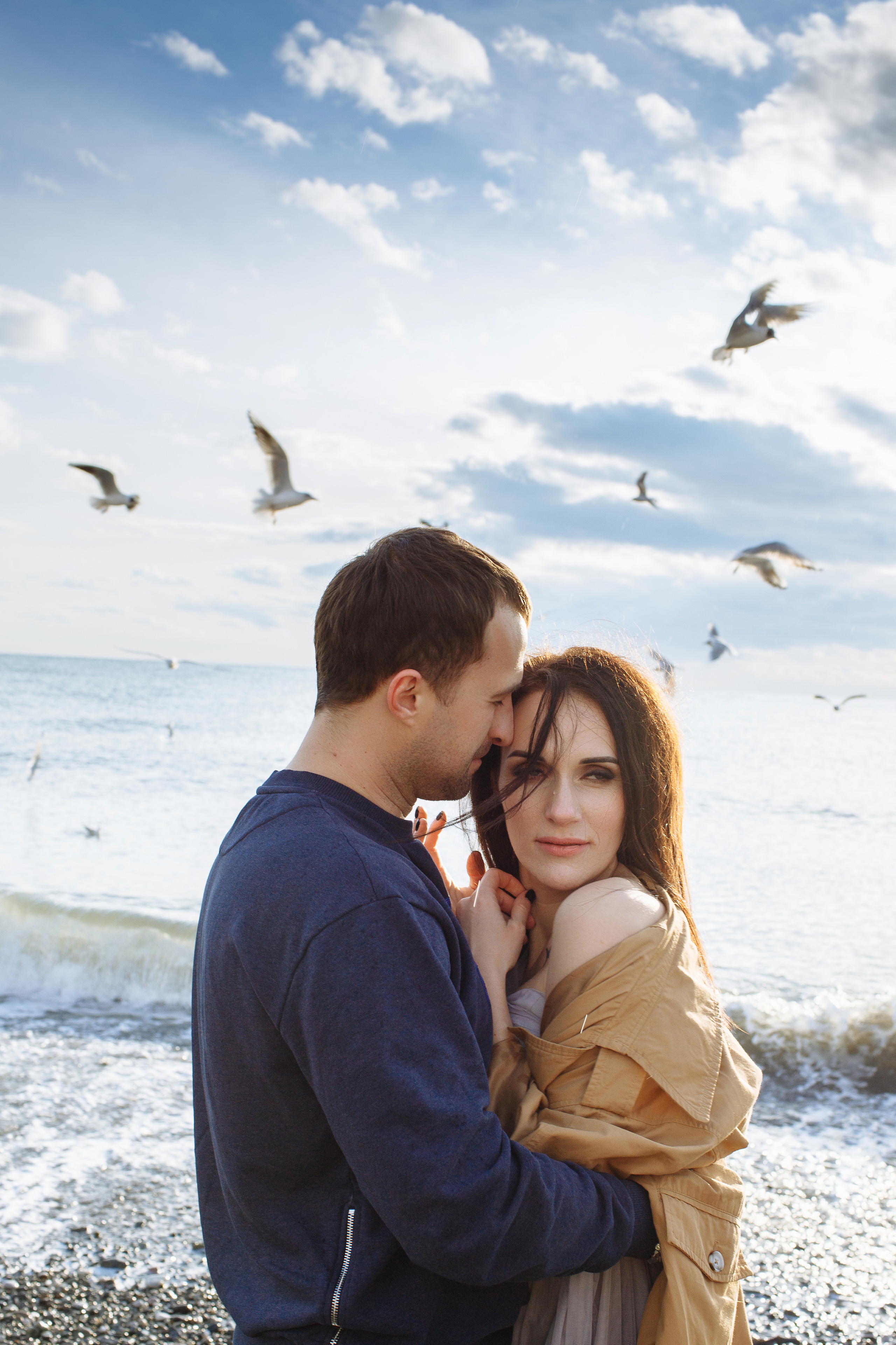 Фотосессия лавстори на море