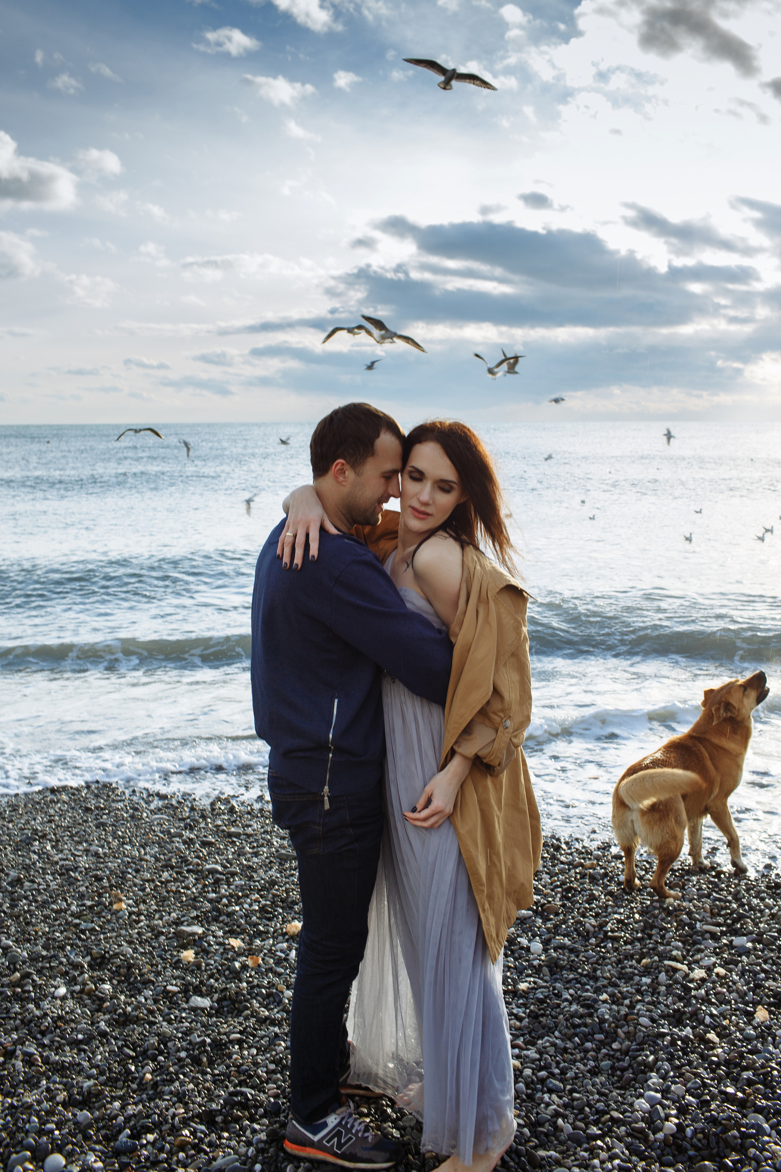 Фотосессия лавстори на море