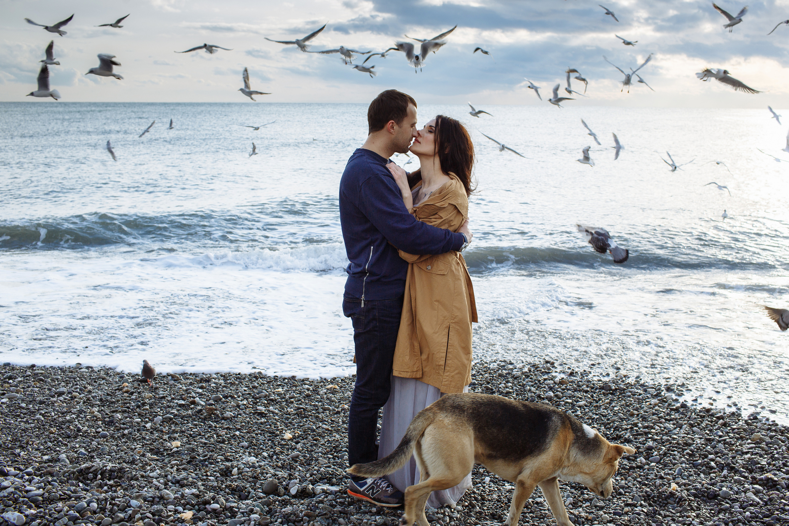 Фотосессия лавстори на море