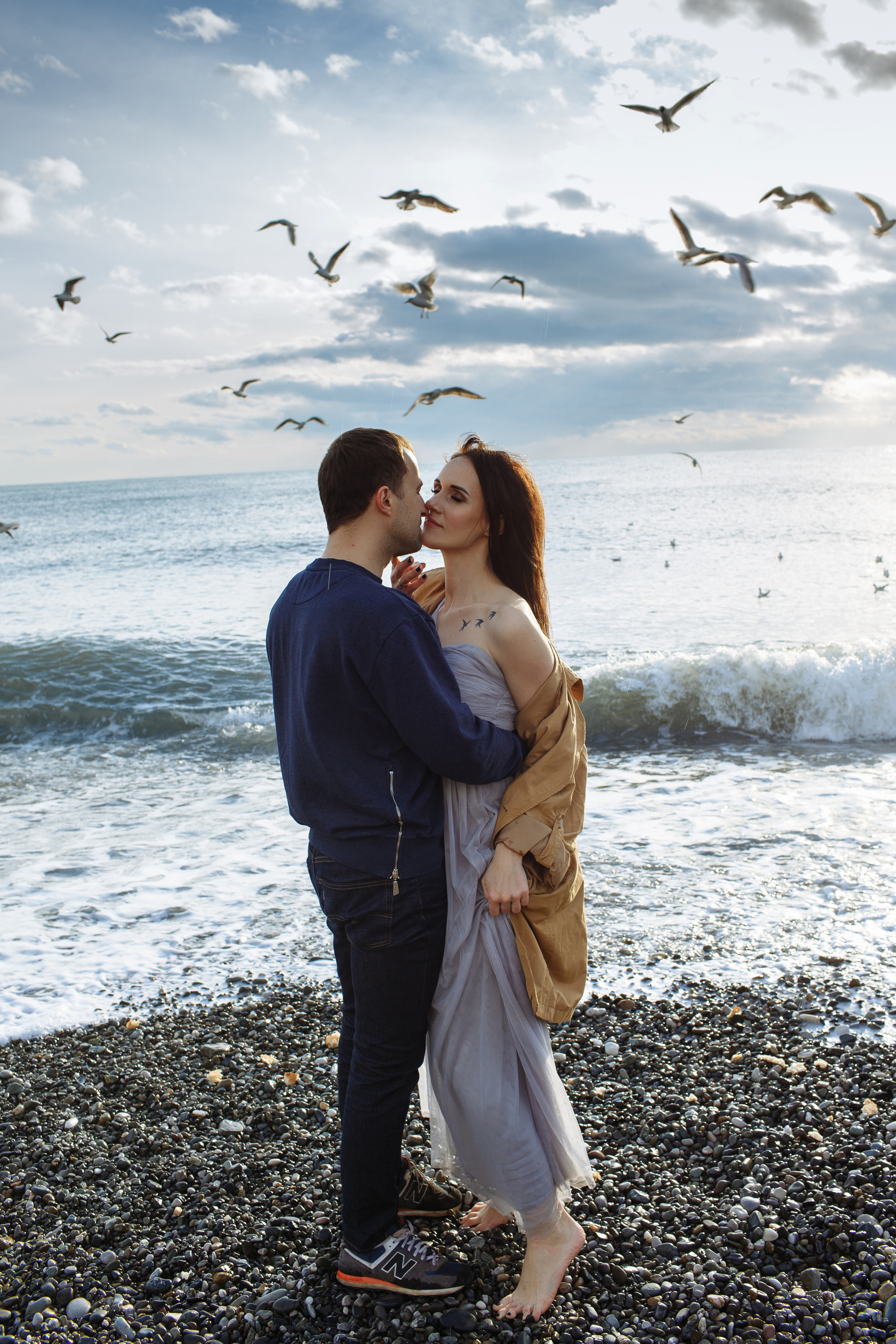 Фотосессия лавстори на море