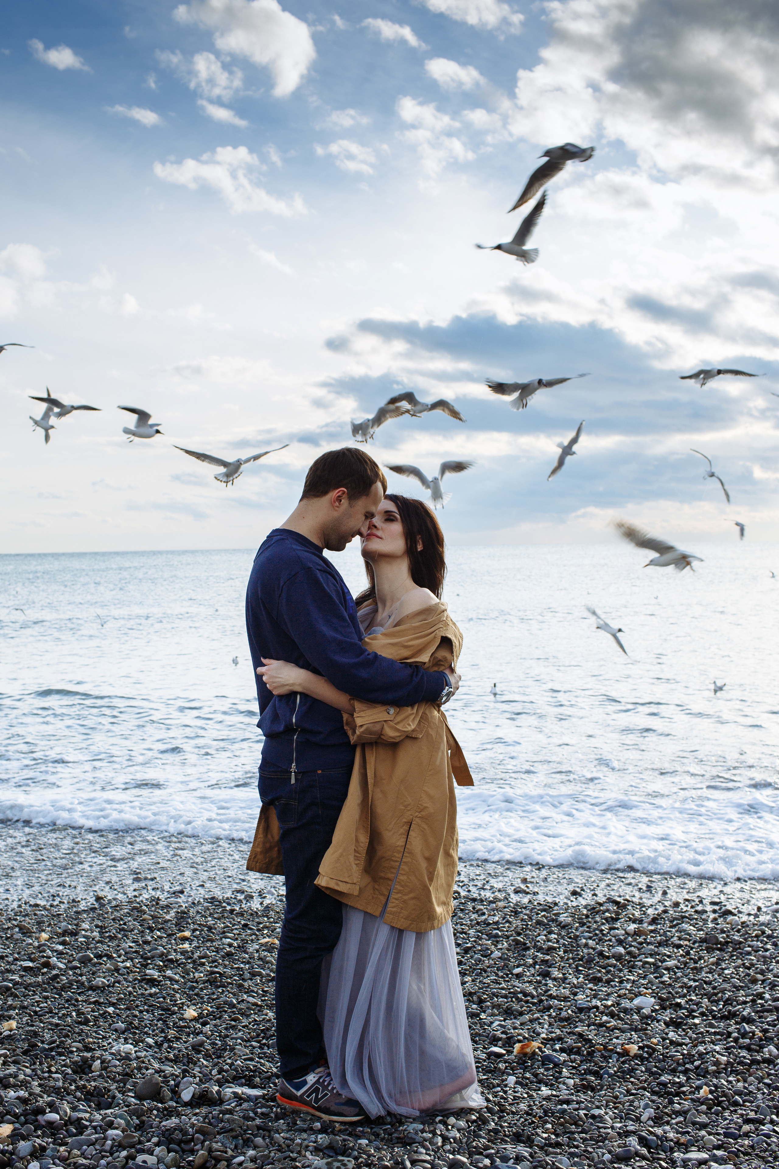 Фотосессия лавстори на море