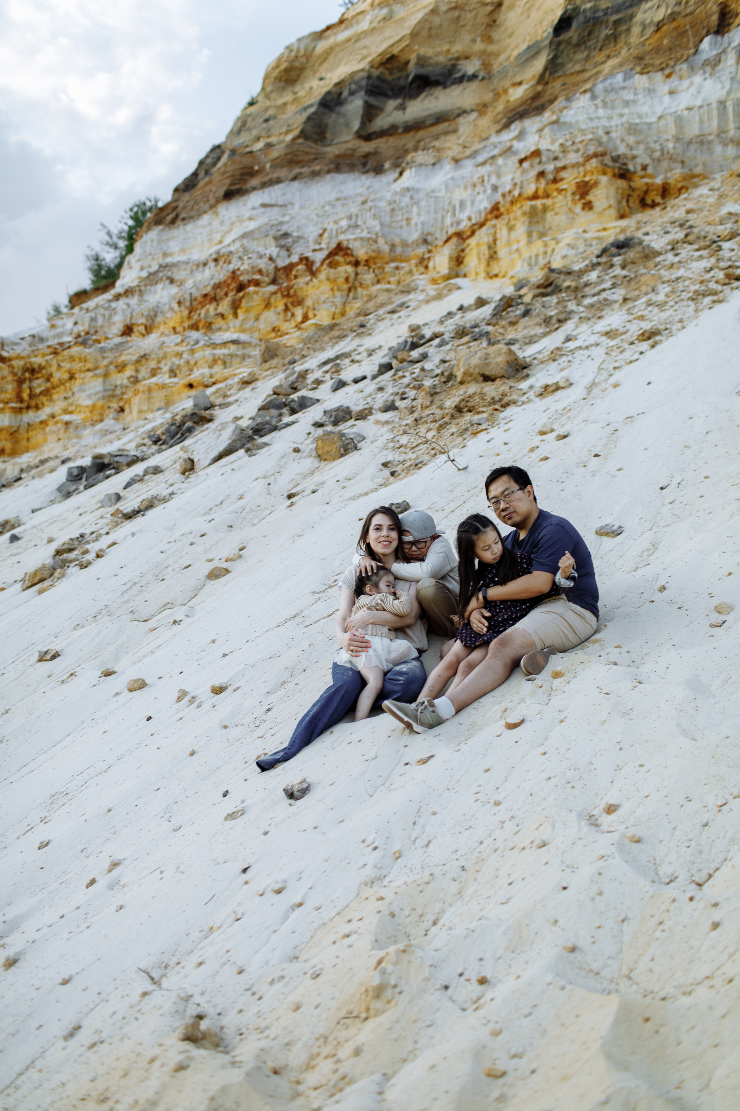 Съемка на песчаном карьере