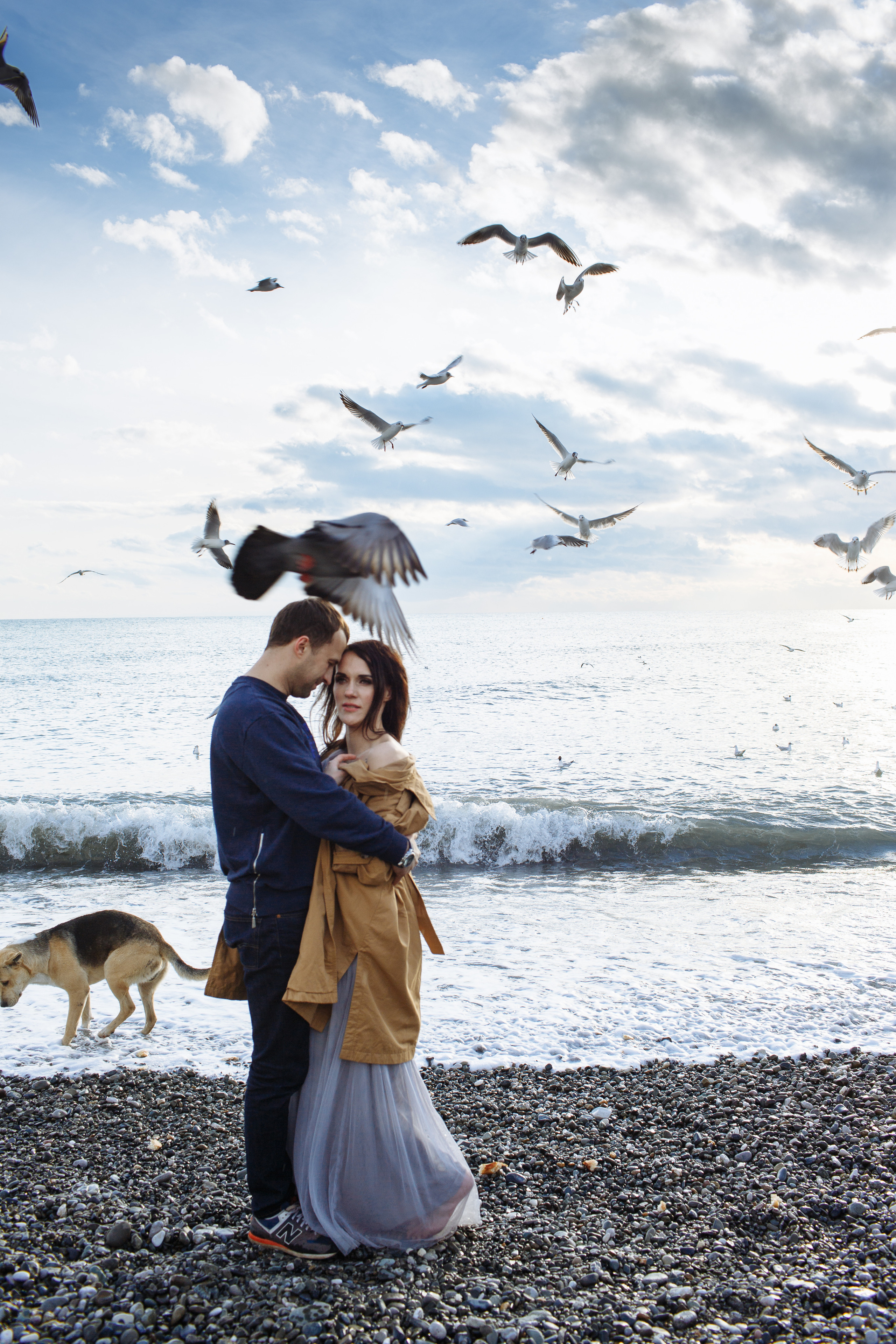 Фотосессия лавстори на море