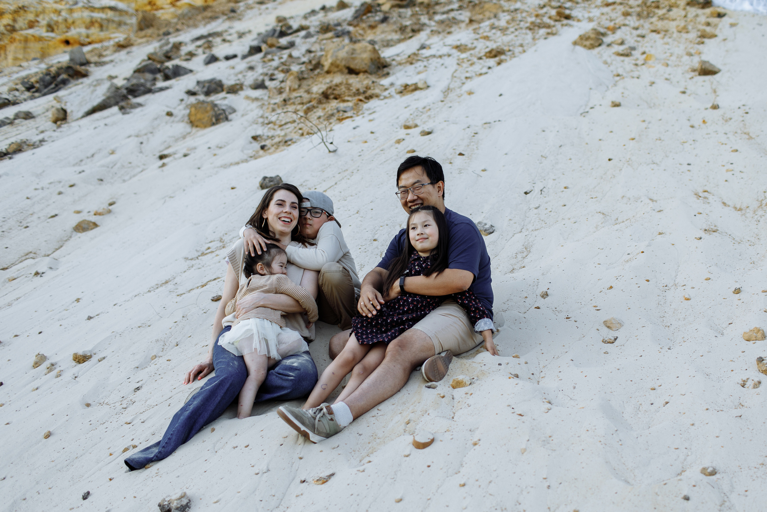 Съемка на песчаном карьере