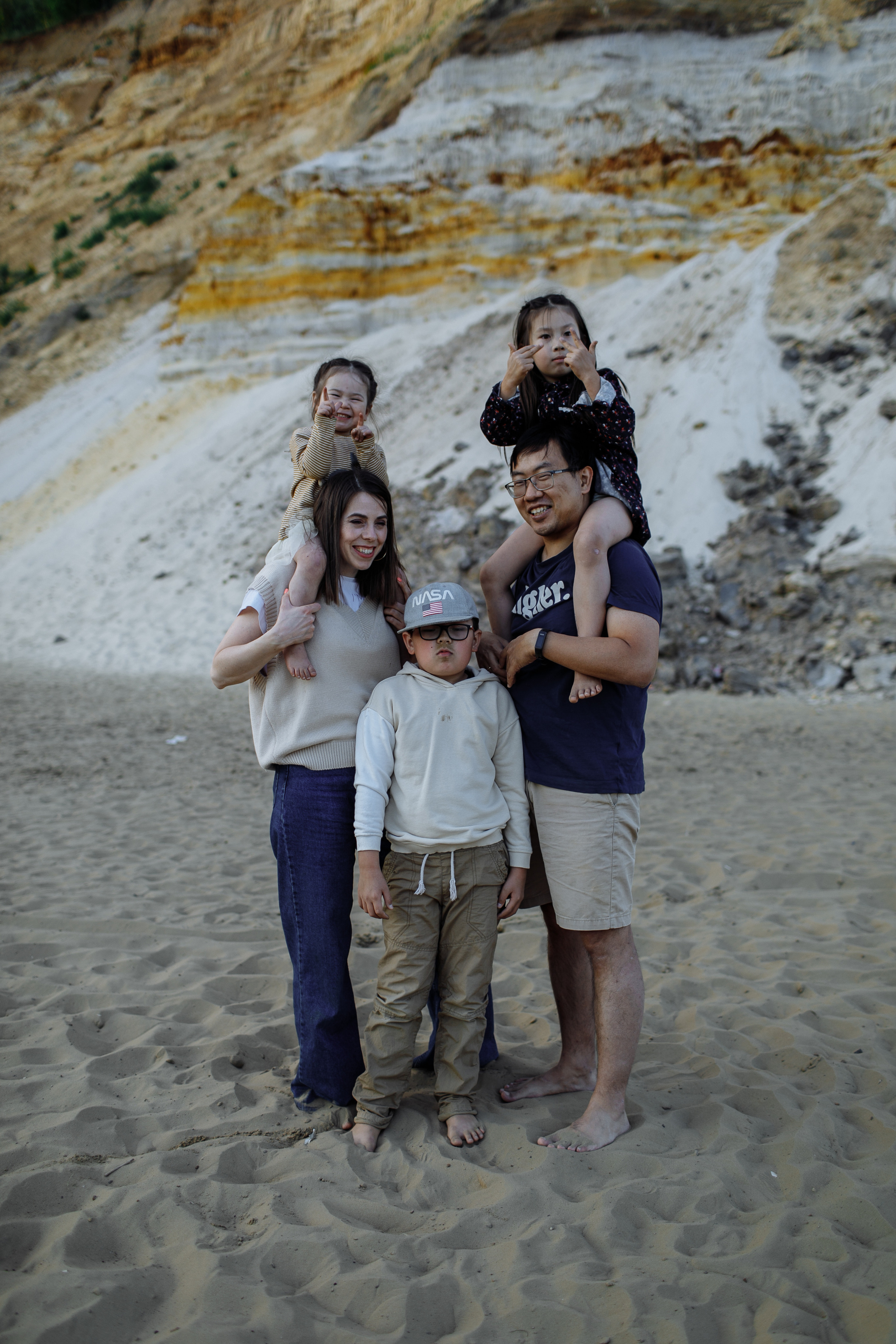 Съемка на песчаном карьере