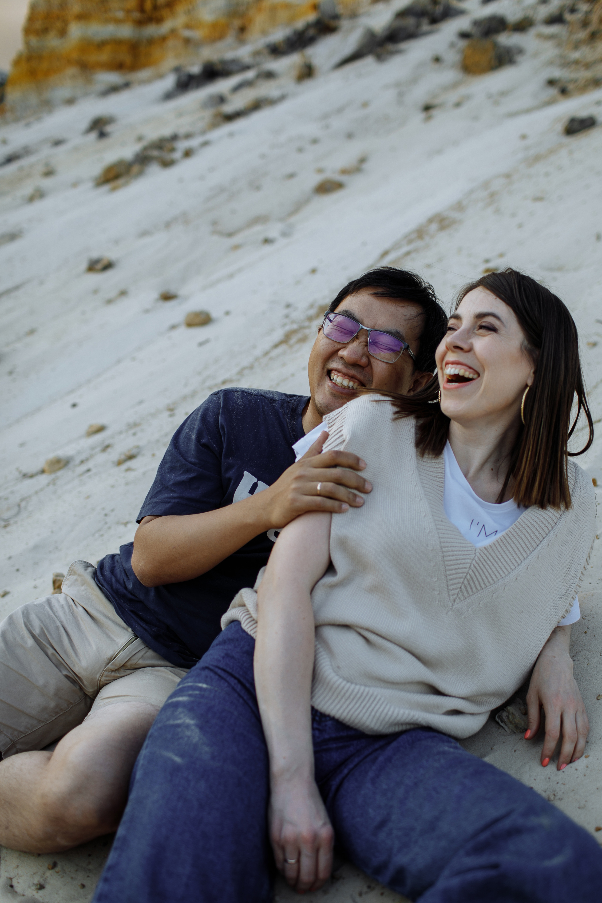 Съемка на песчаном карьере