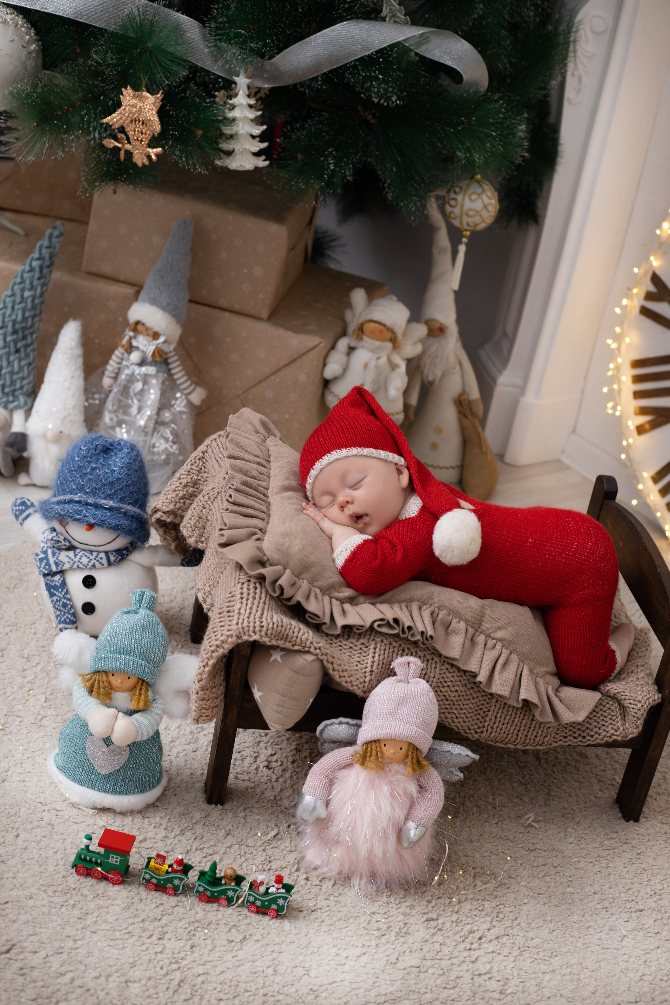 Первый Новый год. Фотограф новорожденных Химки, Красногорск, Мытищи и Москва Елена Третьяк