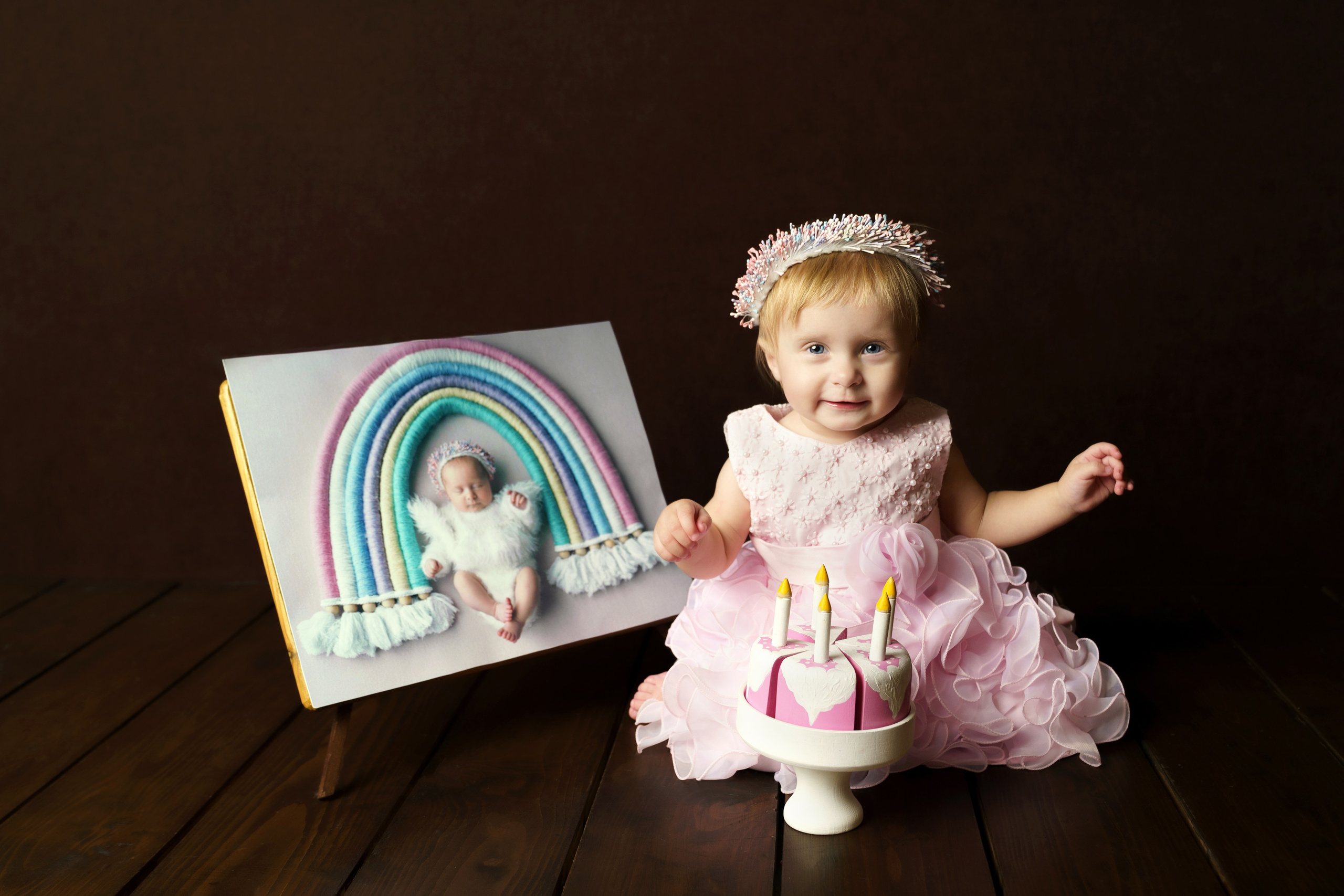 Фотосессия ГОДОВАСИЕ. Фотограф новорожденных, детей до года и беременных в Симферополе