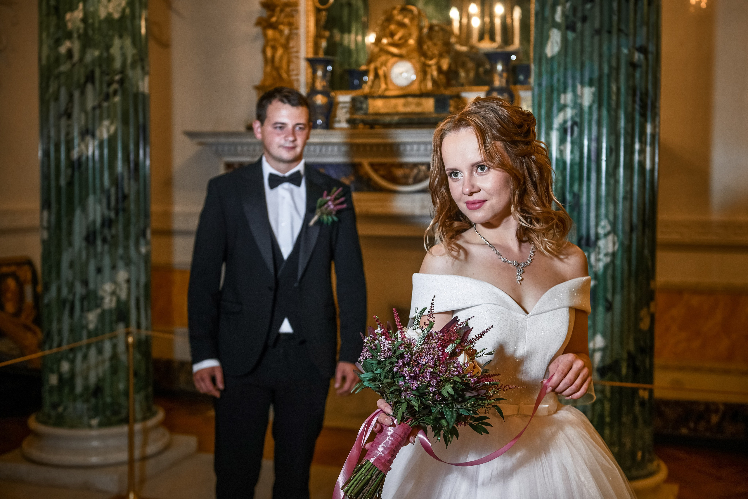 Екатерина и Александр (свадебная фотосессия в Павловском Дворце). Портретный, семейный и свадебный фотограф в Санкт-Петербурге и в Пушкине Ширяев Денис