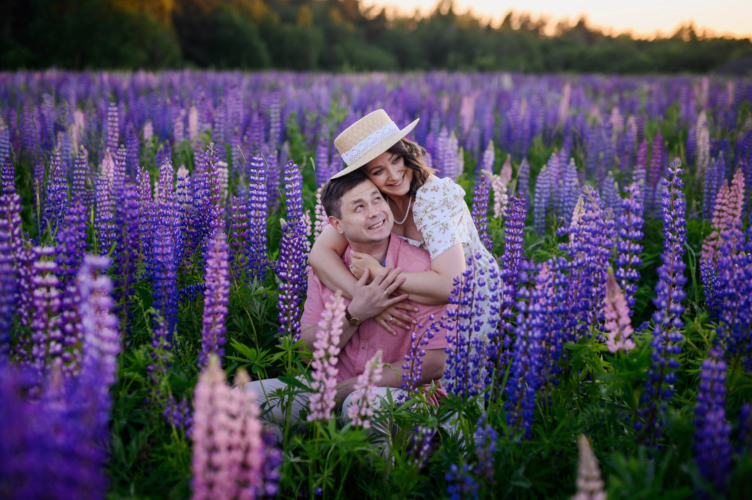 Люпиновое счастье. Портретный, семейный и свадебный фотограф в Санкт-Петербурге и в Пушкине Ширяев Денис