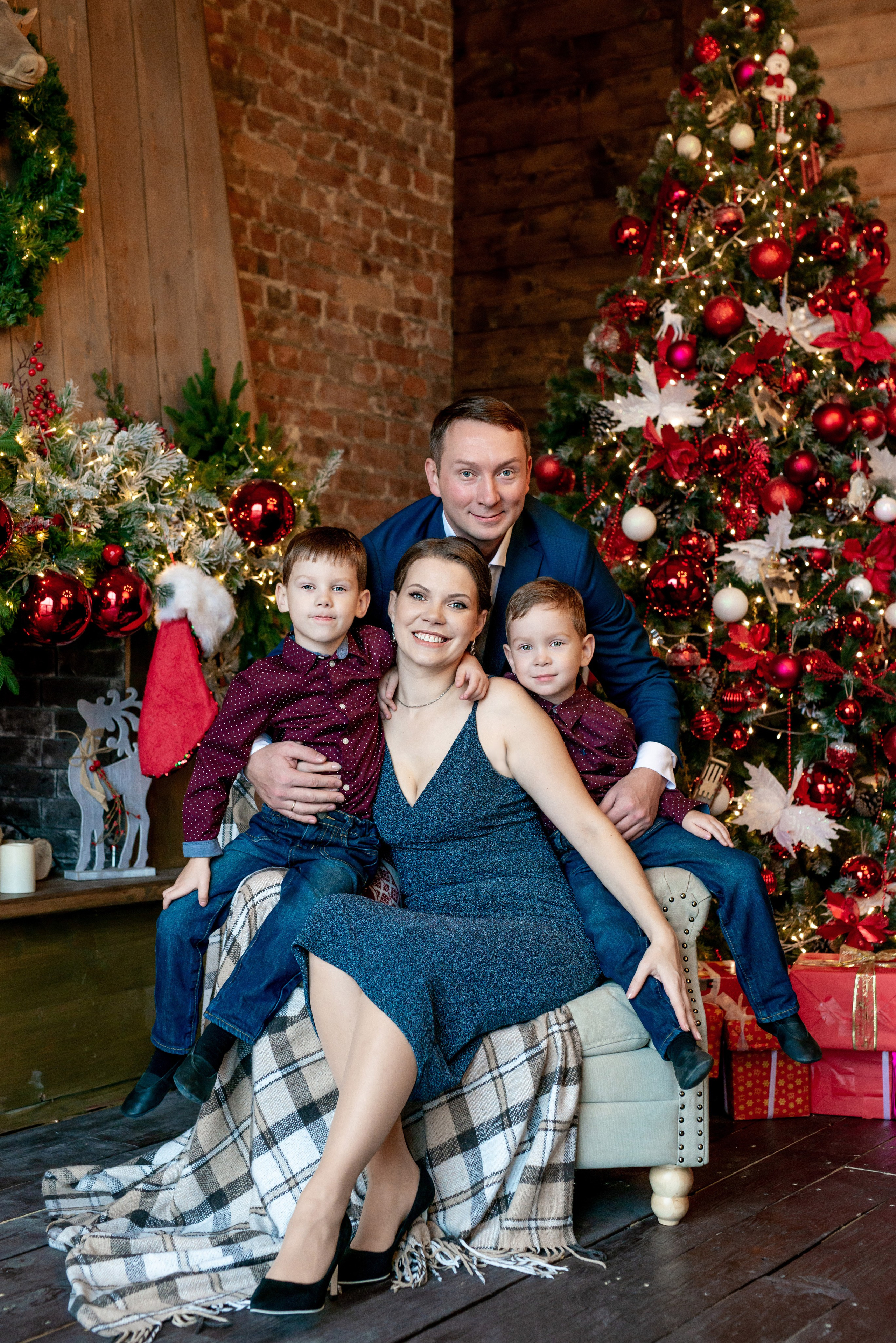 Новогодняя классика. Портретный, семейный и свадебный фотограф в Санкт-Петербурге и в Пушкине Ширяев Денис