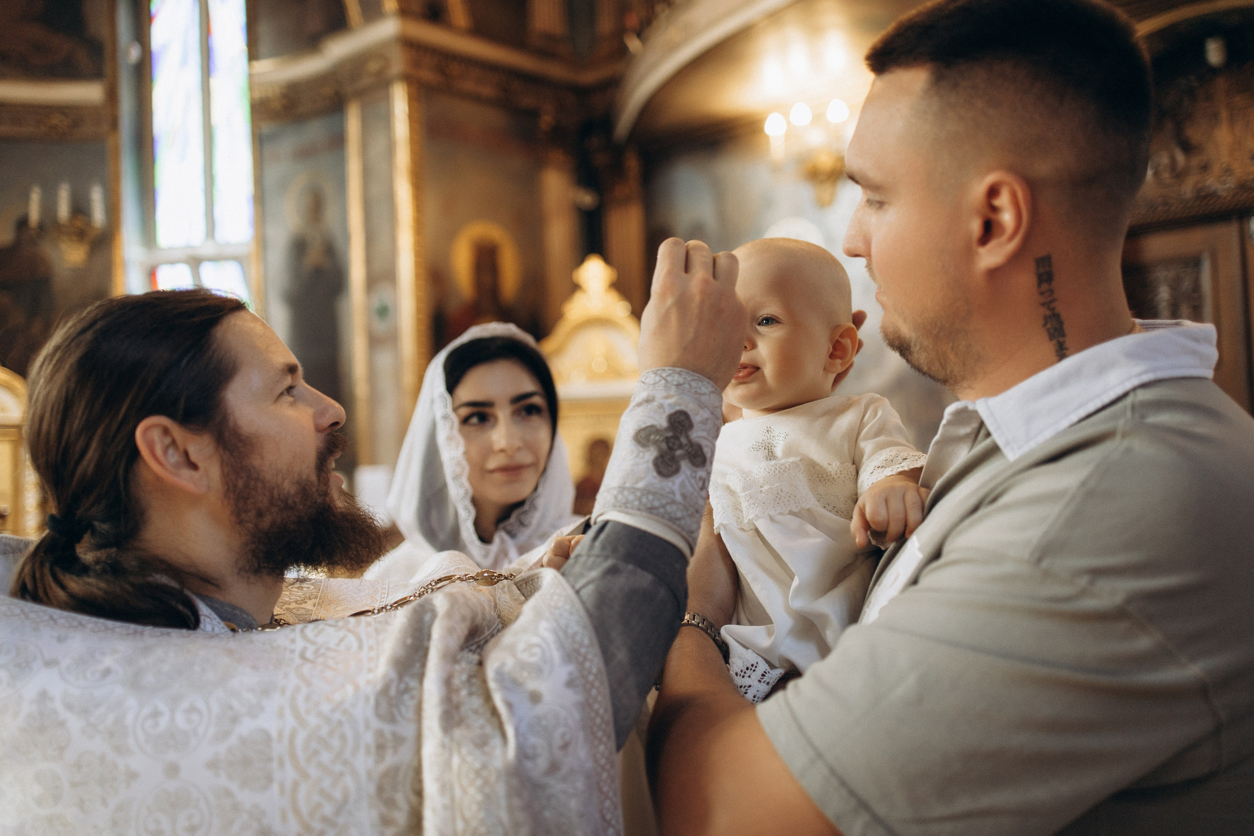Крещение Арины. Самый теплый фотограф в Краснодаре Рябоконь Ксения
