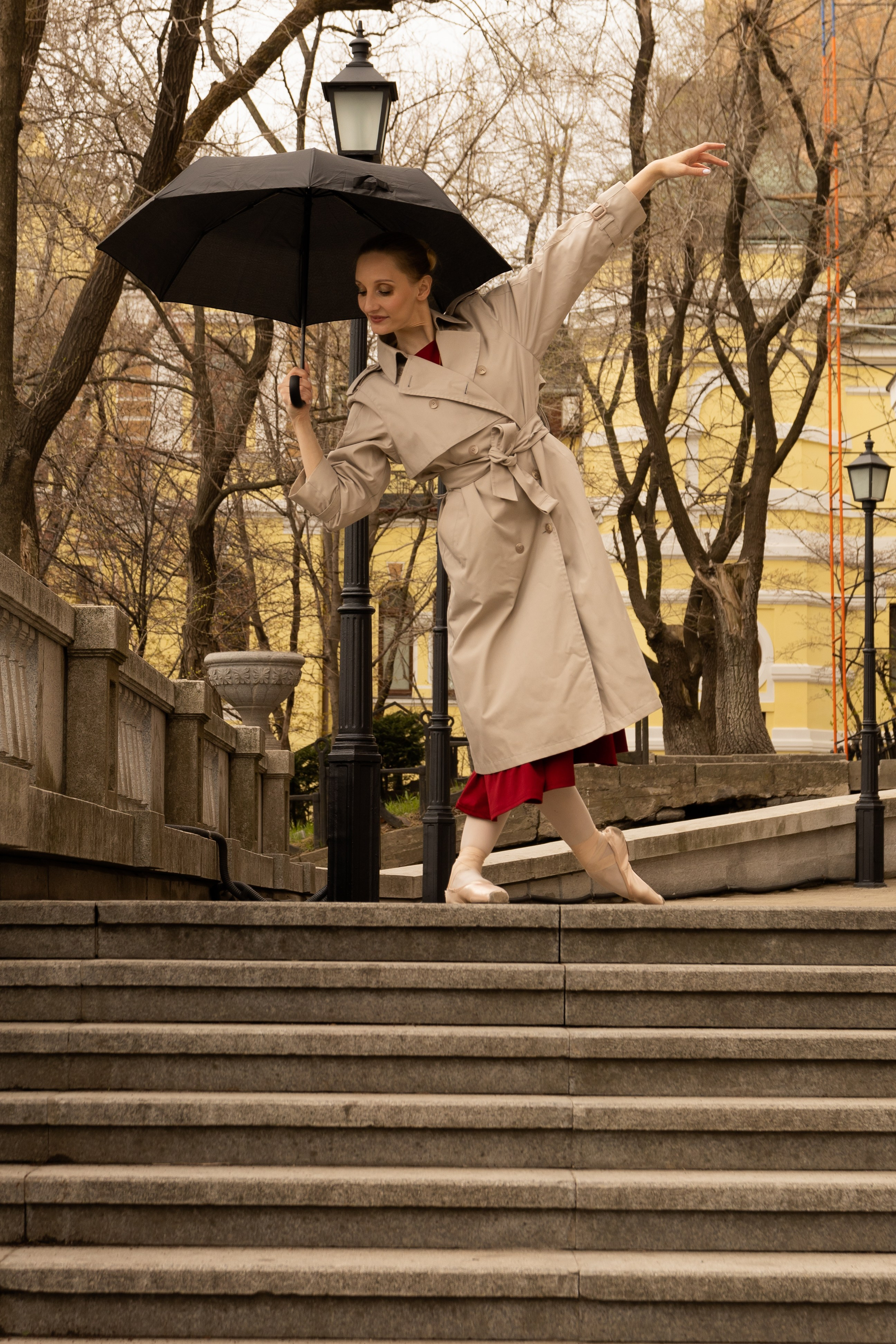 Балерина в городе. Фотограф Владивосток