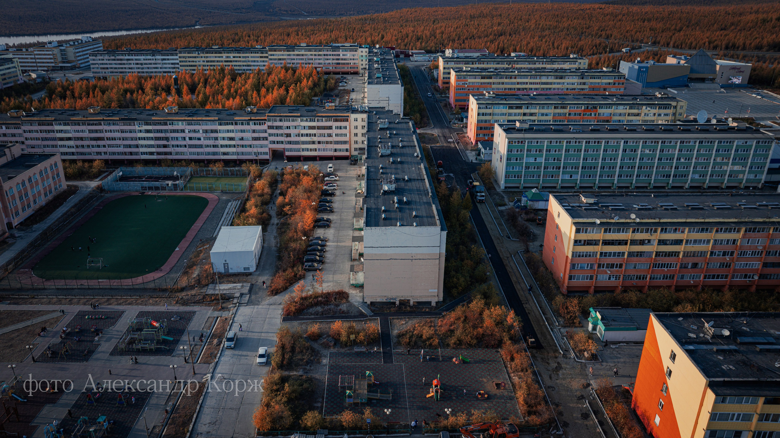 Золотая осень 2025. Айхал. Удачный. Мирный Якутия. Фотографии и видеосъемка, Айхал, Удачный, Якутия. Фотографии Айхал