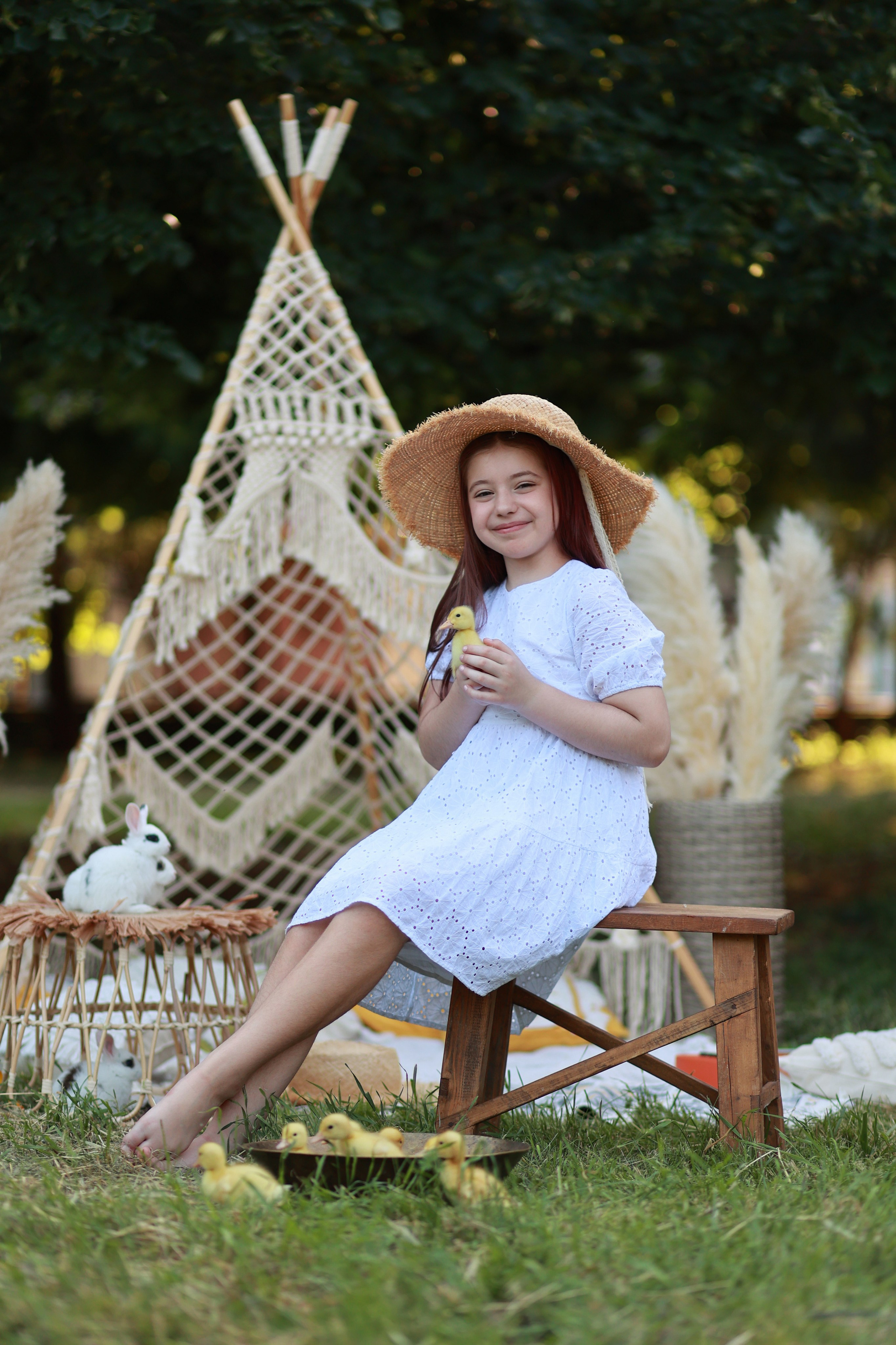 Бохо в Чистяковской Роще. Детский семейный фотограф Краснодар