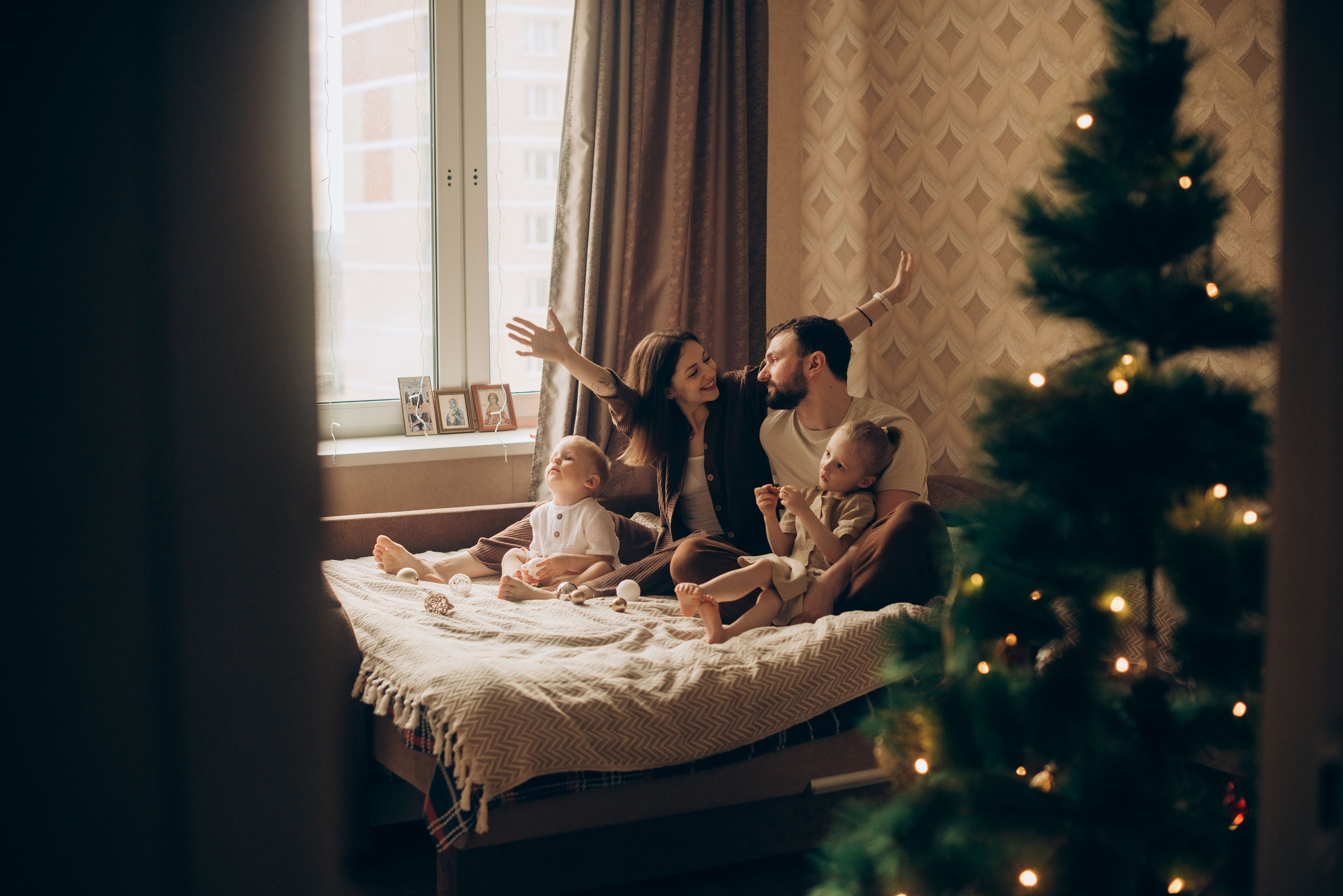Домашние новогодние истории. Семейный фотограф в Домодедово и Москве Елена Пичугина