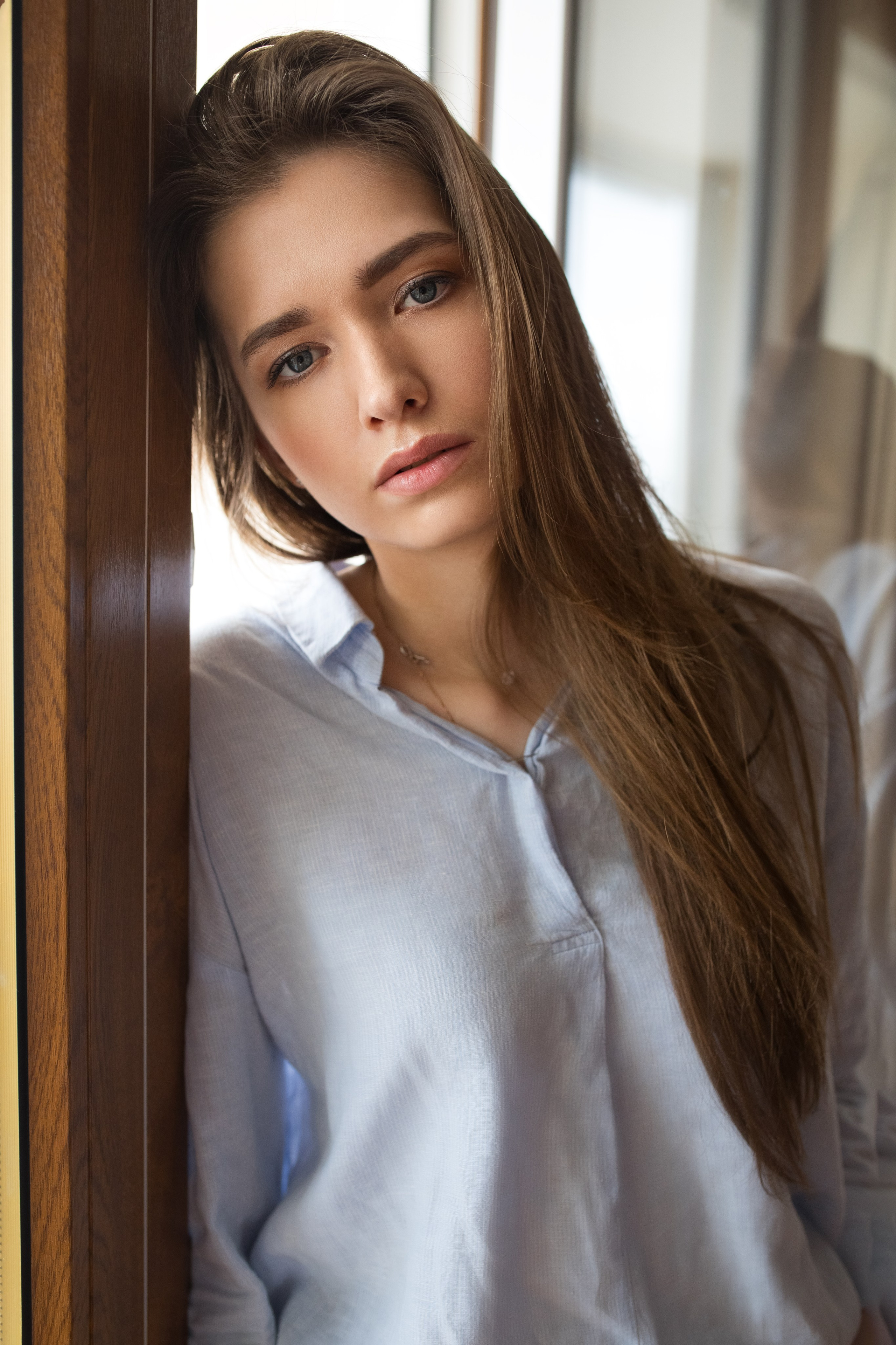 Портретная съемка у окна с Ольгой для «себя»