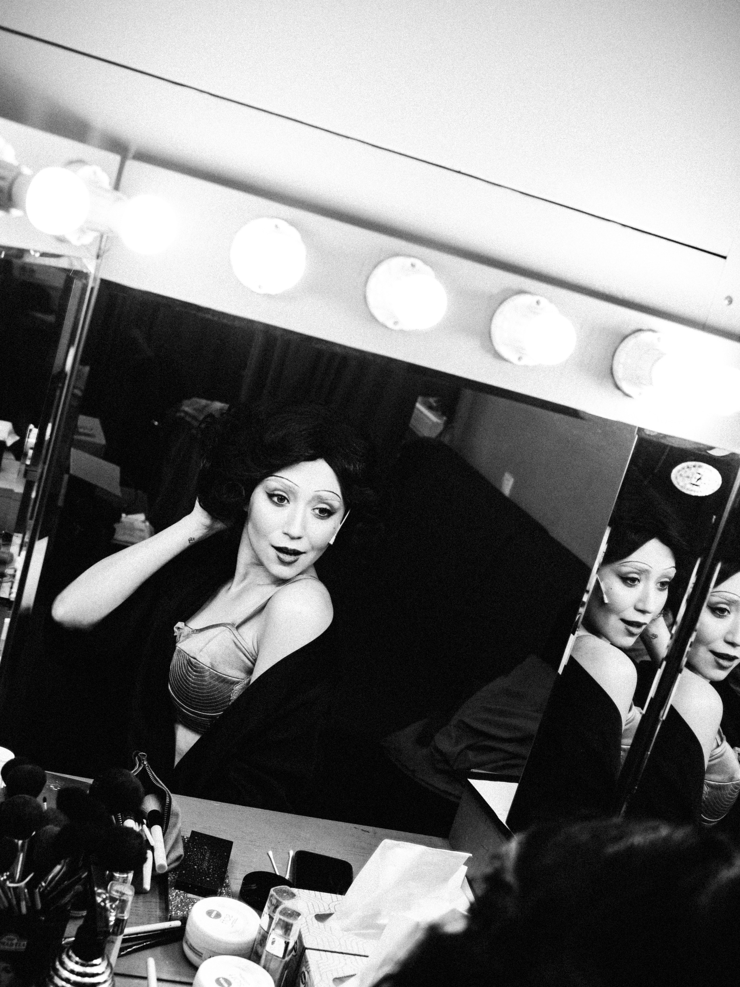 Theatre backstages. Portrait and backstage photographer Nina Crane