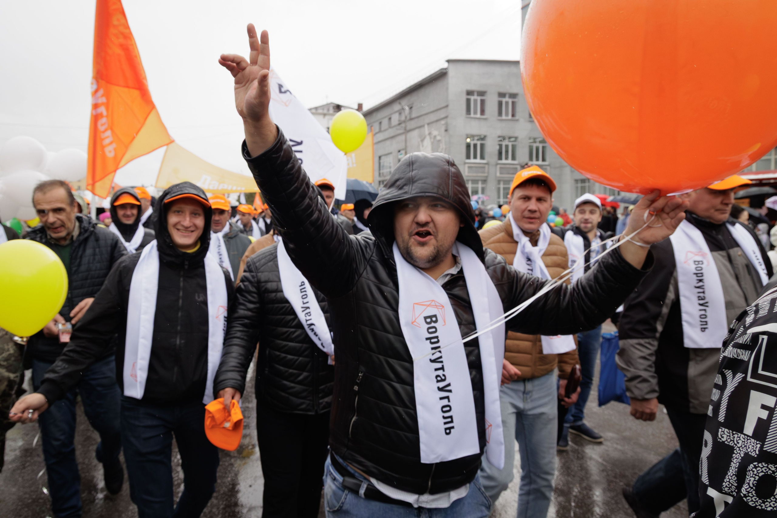 День шахтера в Воркуте. Фотограф Владимир Юрлов
