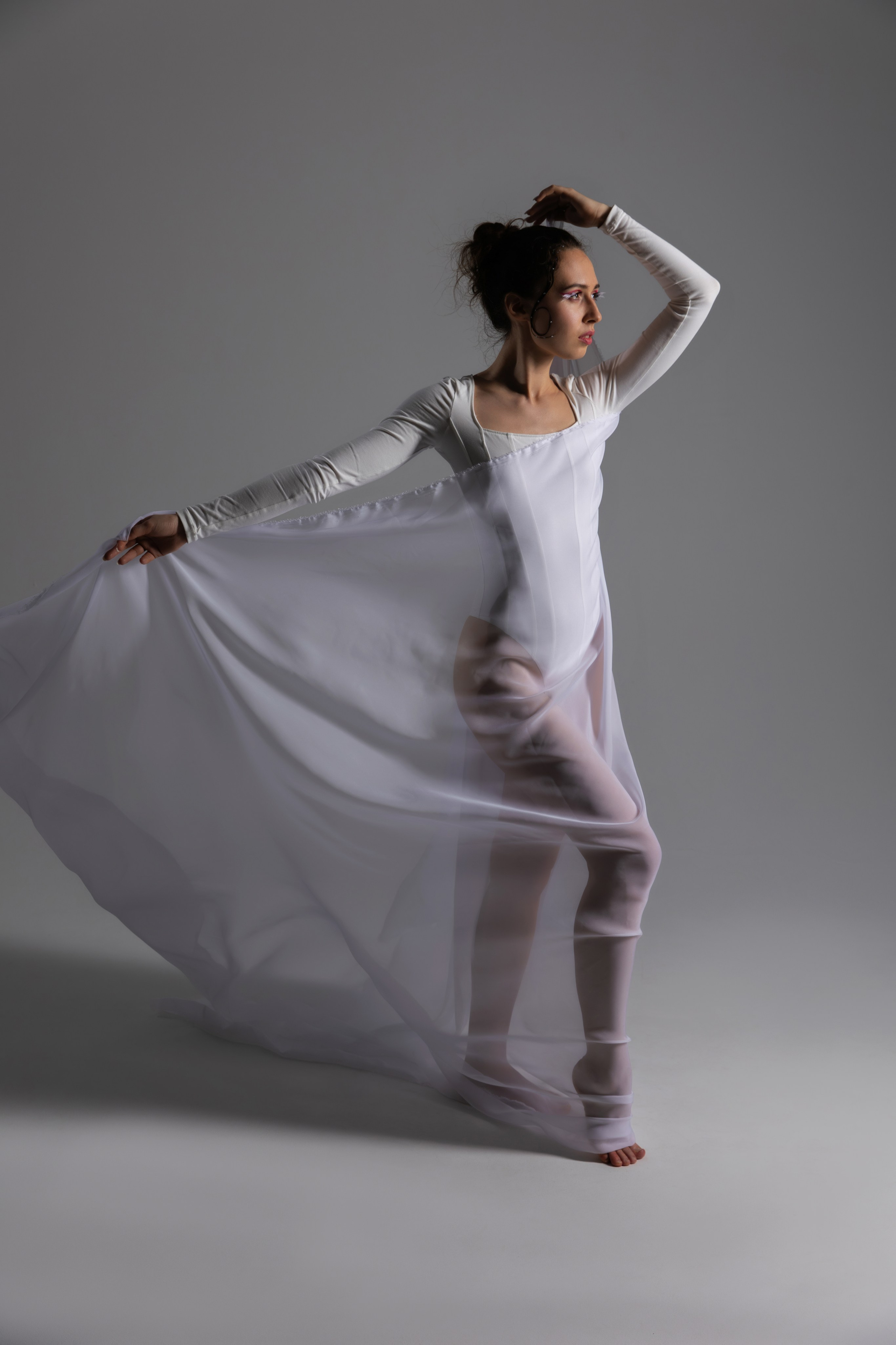 Женская фотосессия на циклораме. Семейный и женский фотограф в Москве Надежда Воробьева