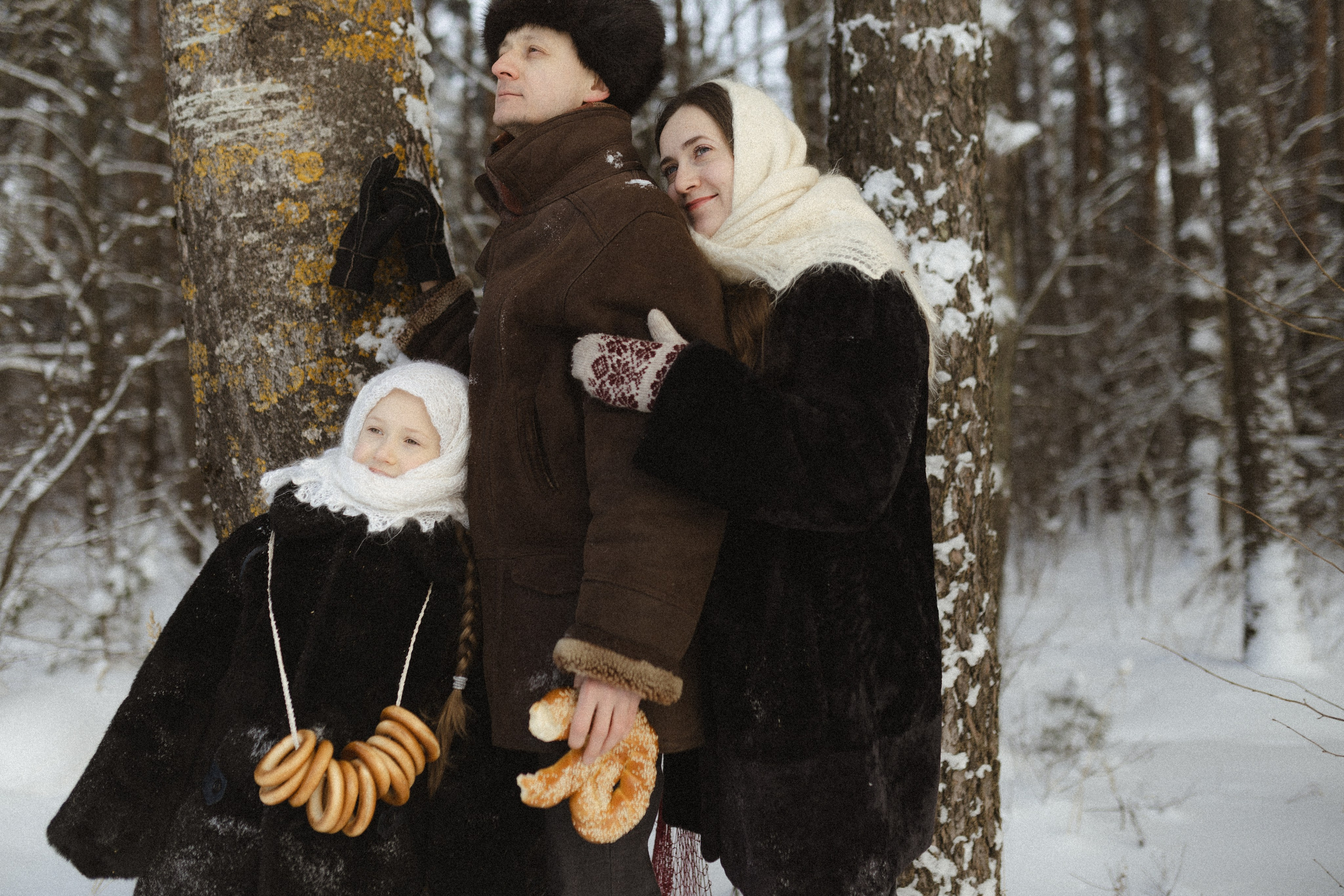Зима не холодная, когда рядом свои. Семейный фотограф в Москве Алина Савченко