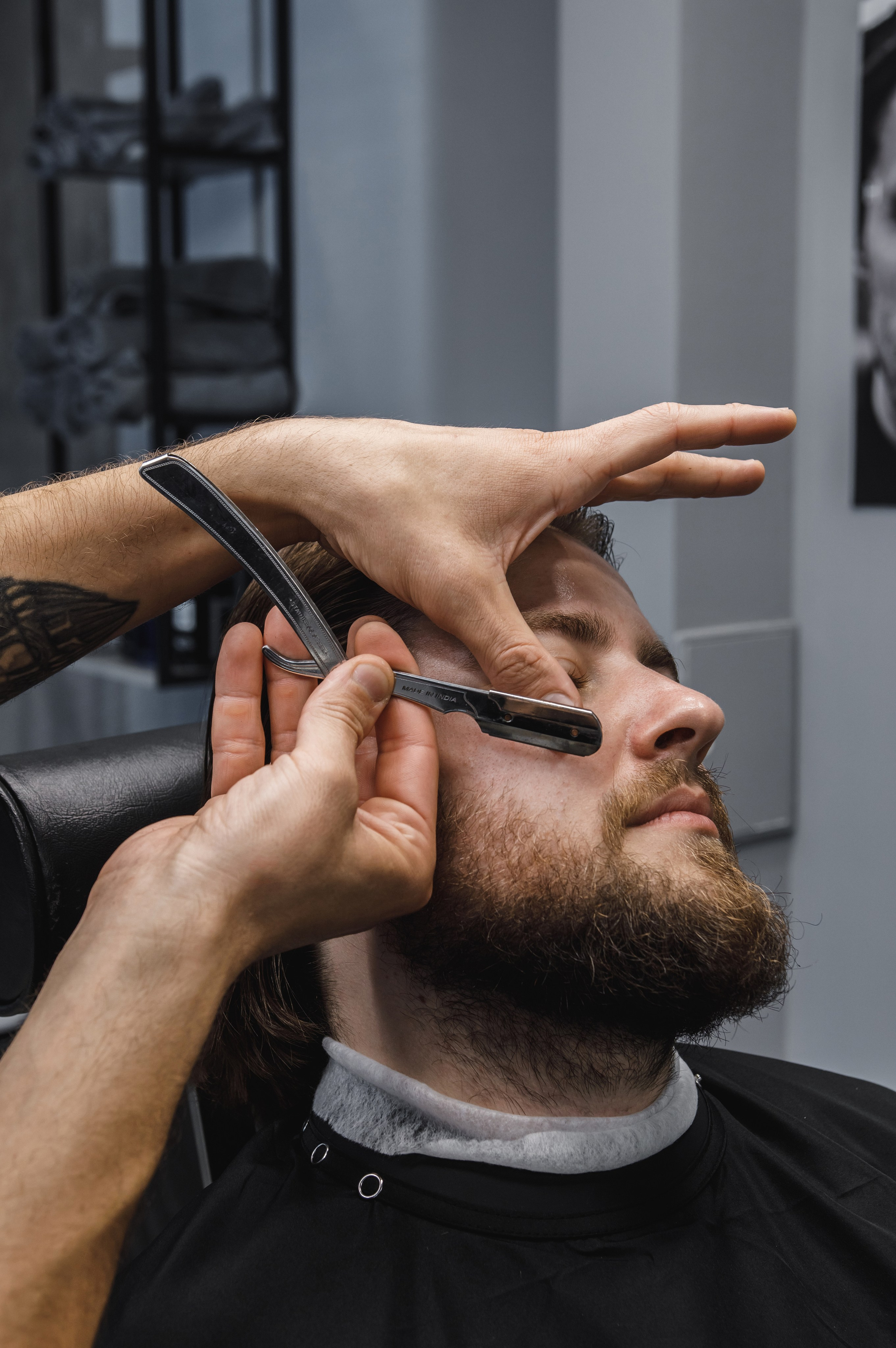 Открытие еще одного салона сети BARBERSHOP BORODACH. Предметный и семейный фотограф в Санкт-Петербурге Катерина Стеклова