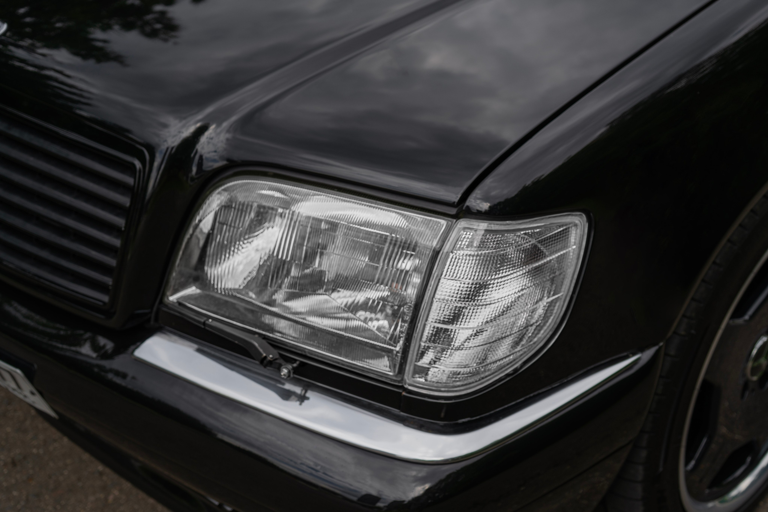 Mercedes W140. Автомобильный фотограф Ногинск Денис Городок