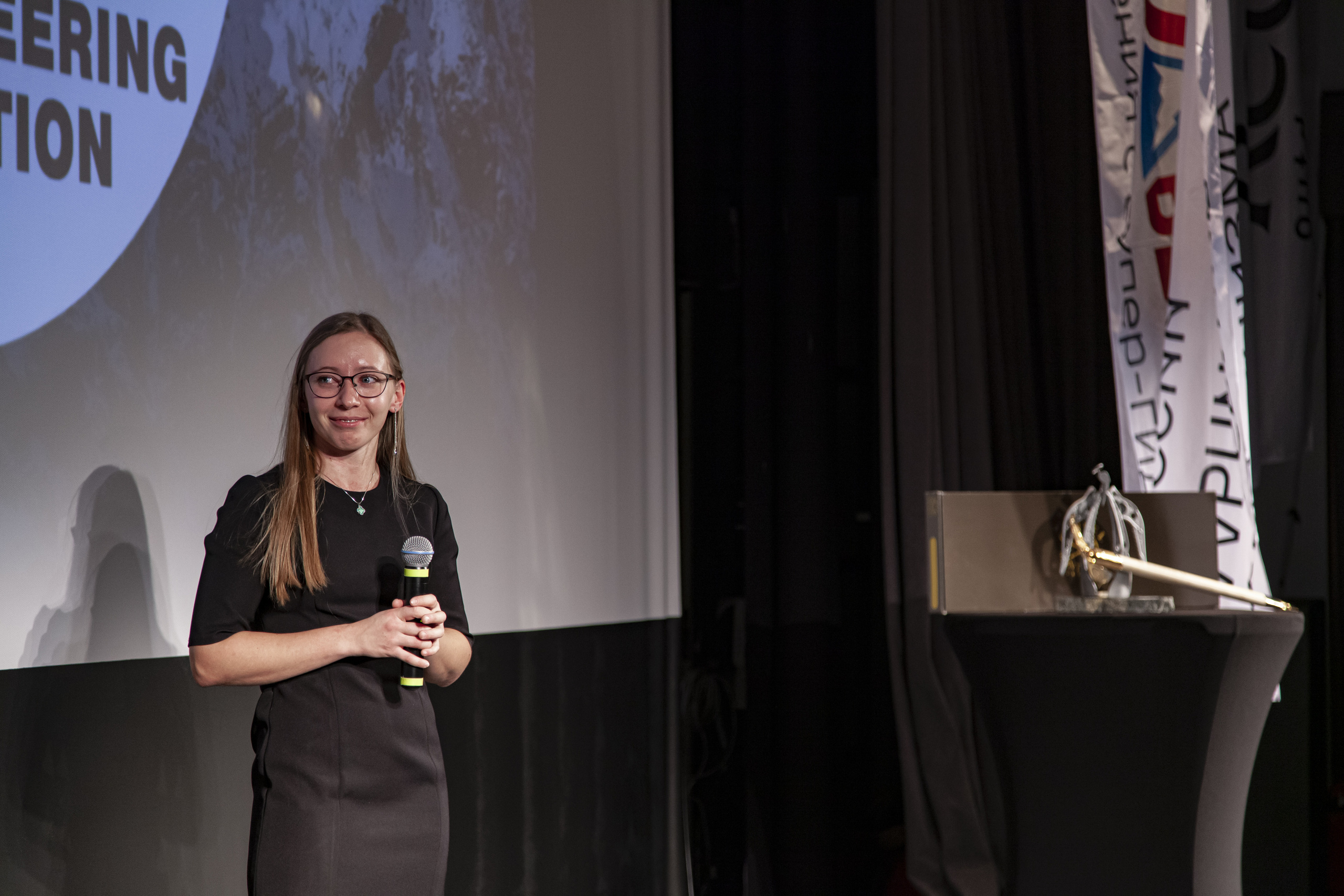 The ceremony for the 14th Steel Angel Award. “Steel Angel”: women’s climbing award