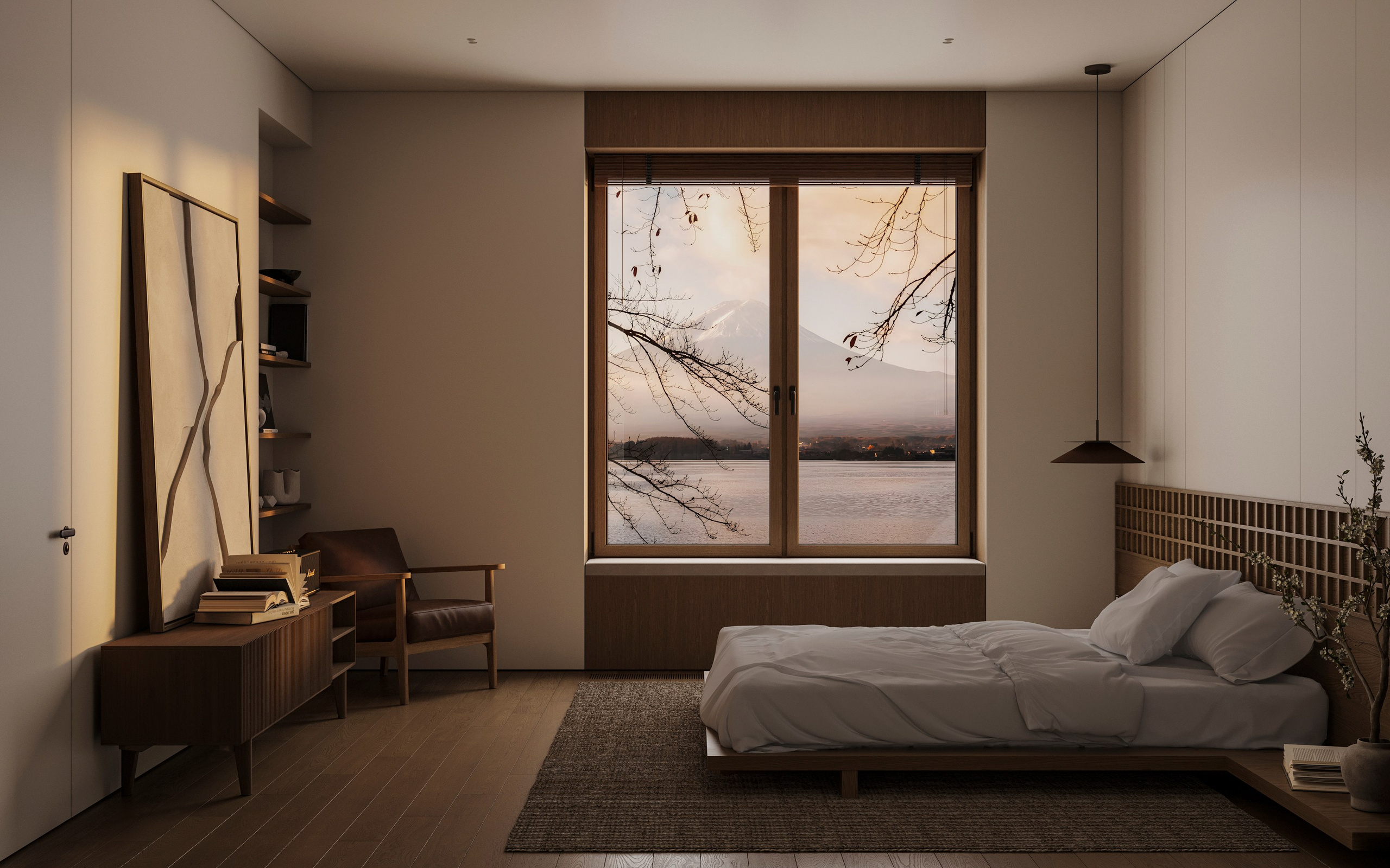 JAPANDI HAVEN | CONCEPTUAL PROJECT. Interior Visualization by Valerie Stetyukevich