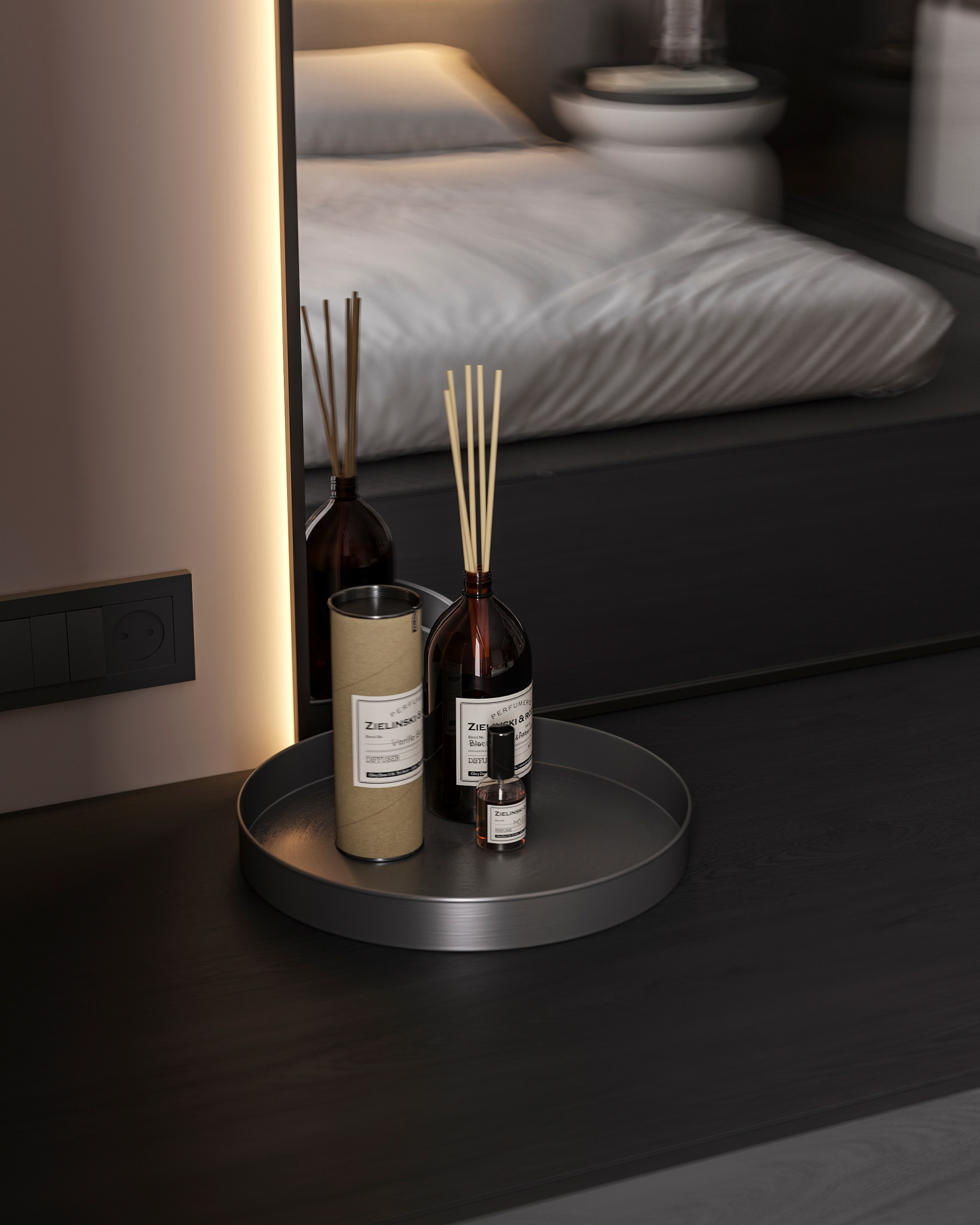 LUXURIOUS SIMPLICITY | BLACK CONCEPT. Interior Visualization by Valerie Stetyukevich