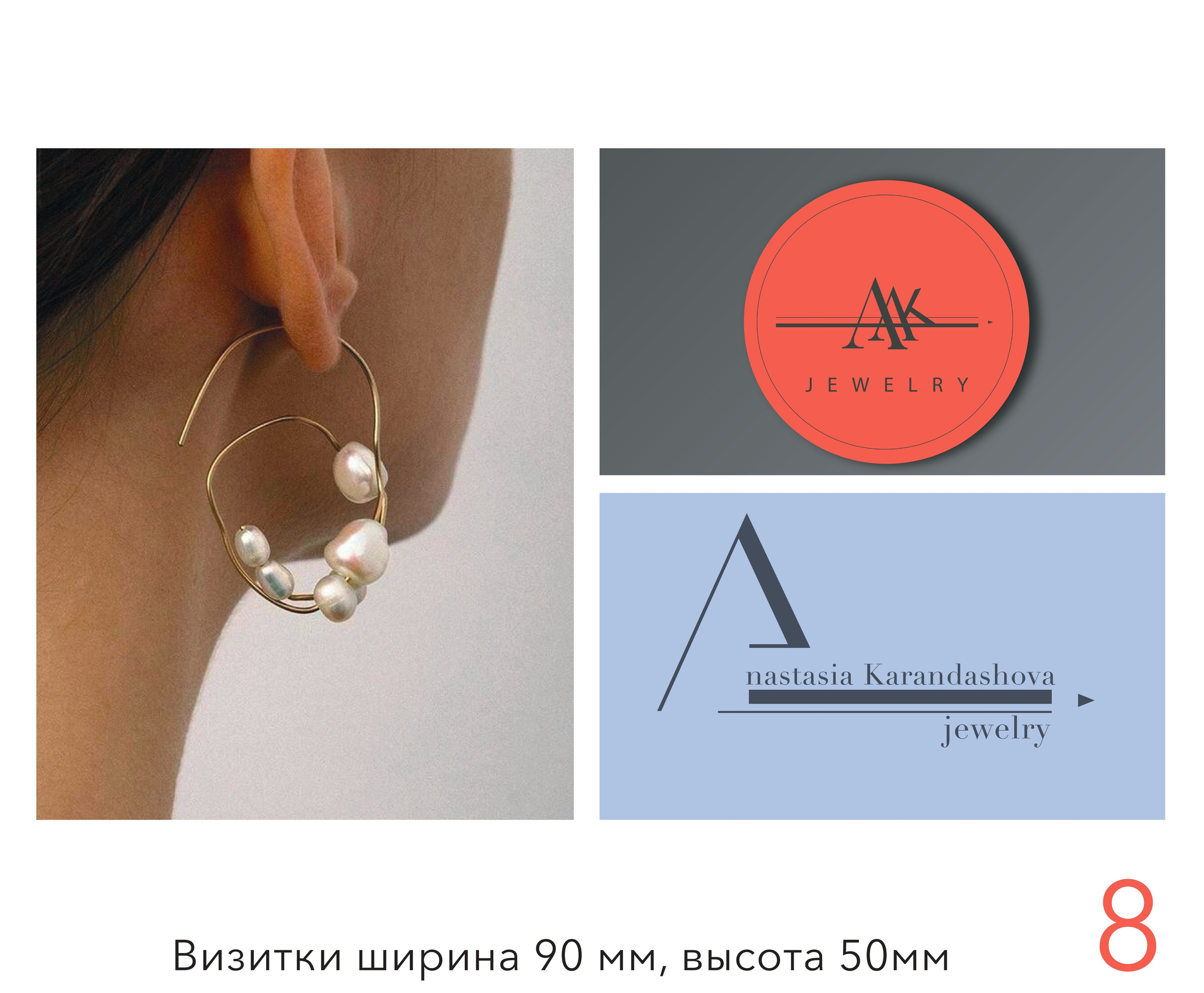 Айдентика бренда ювелирных украшений. Графический дизайнер с внедрением нейросетей