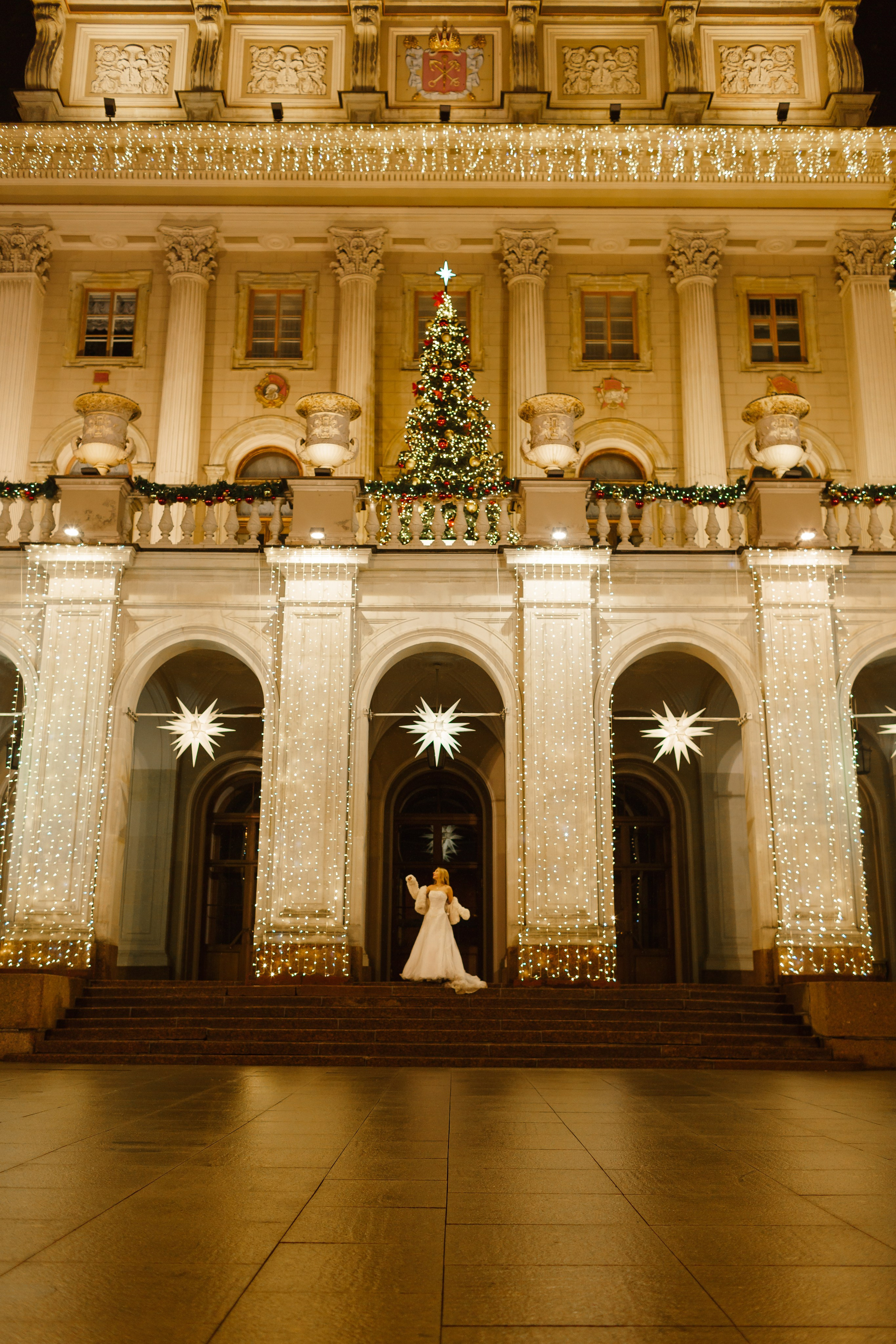 Прогулка по Новогоднему ночному Санкт- Петербургу. Свадебный и семейный фотограф Спб Бошман Ирина