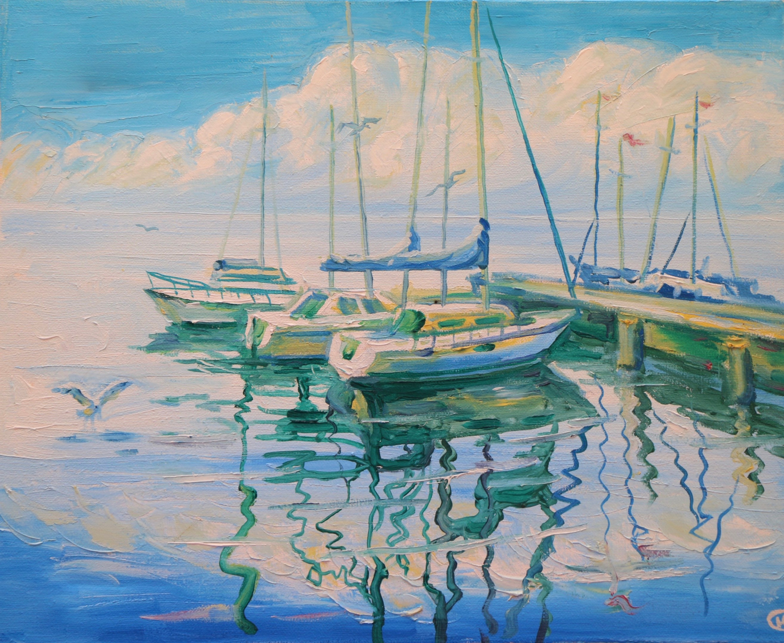 Крымский пейзаж. Продажа картин маслом на холсте в г. Ялта