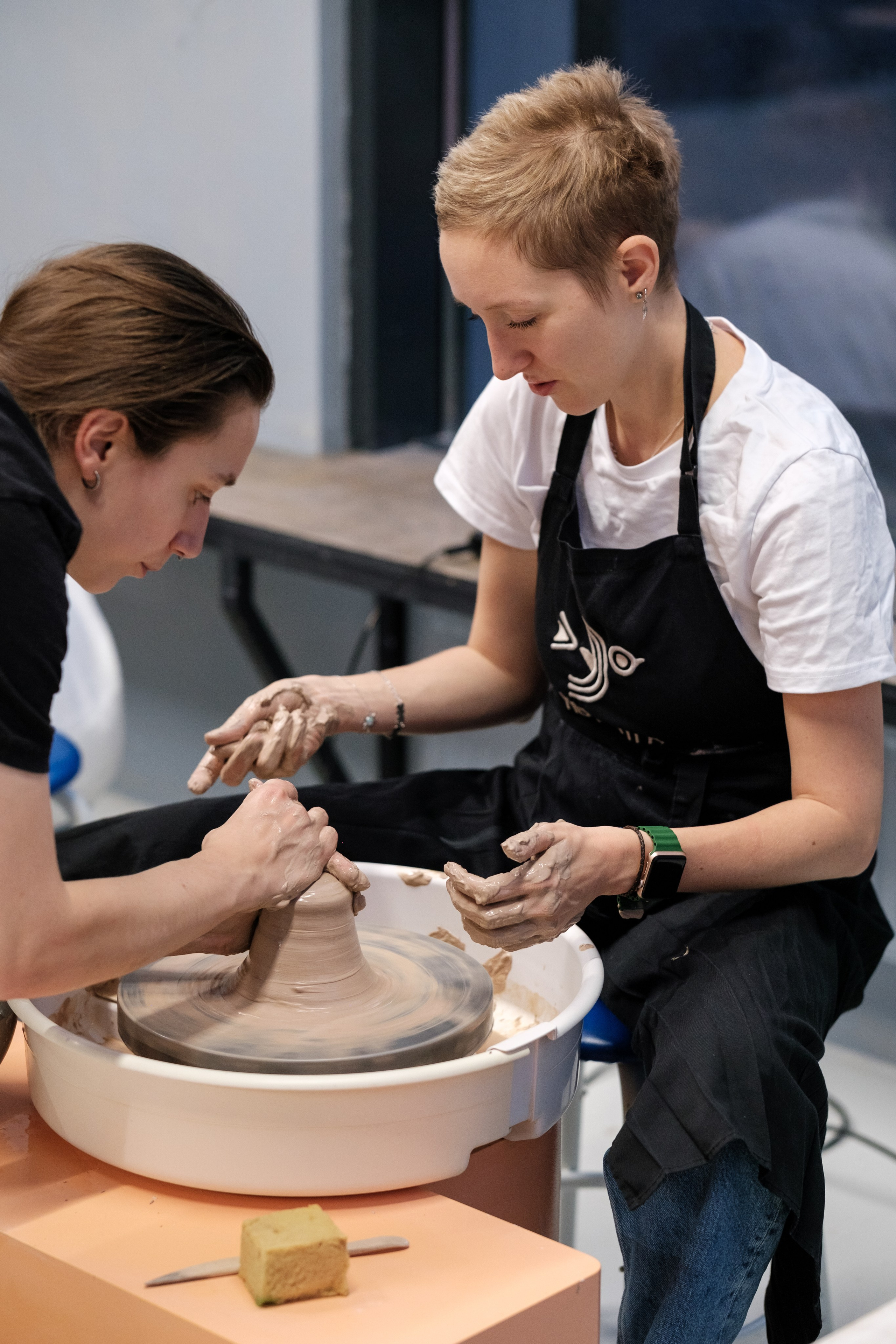 День рождения в студии керамики. Семейный и детский фотограф в Москве Светлана Потемкина