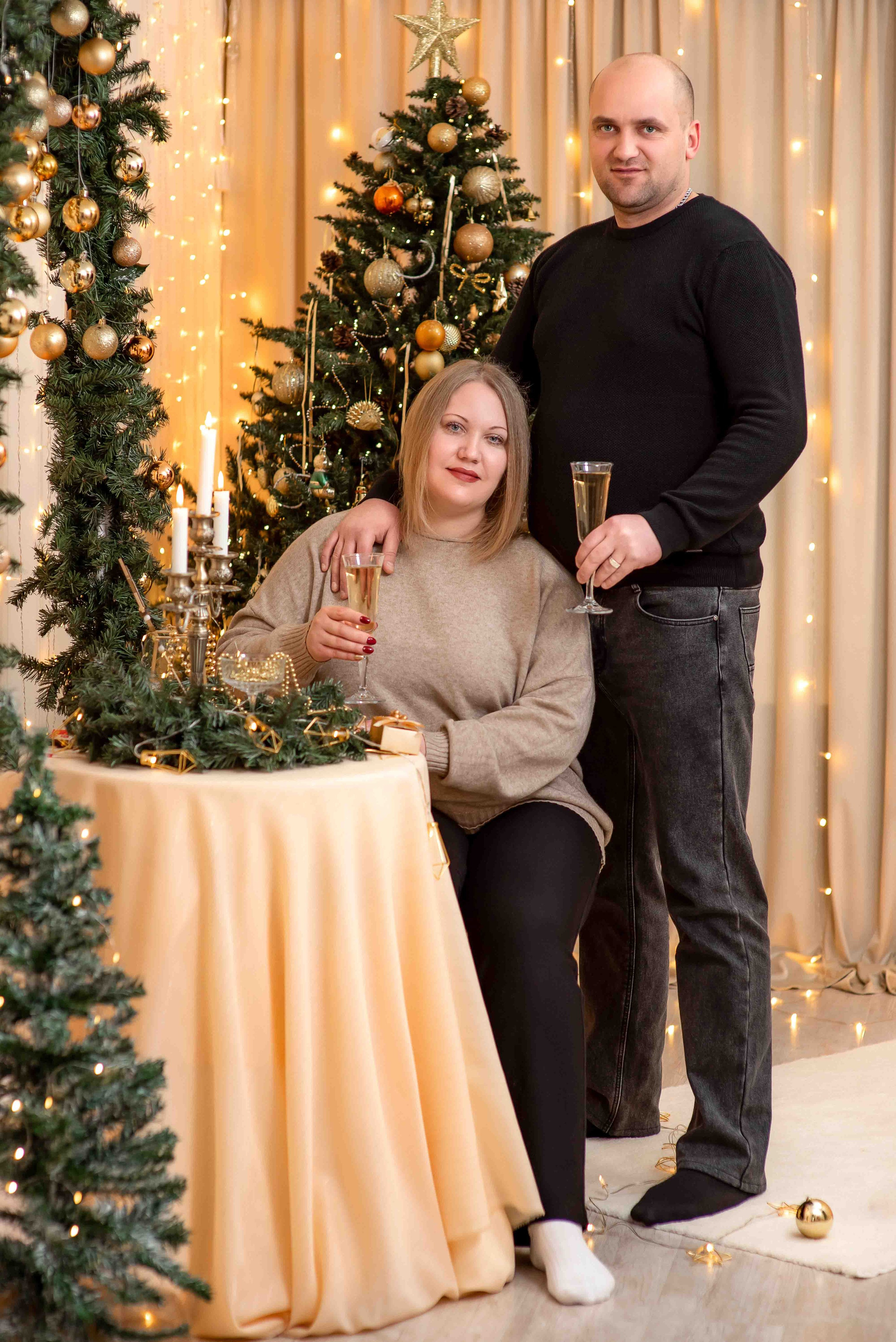 Людмила и её семья НГ 2025. Семейный и детский фотограф Наталья Горда