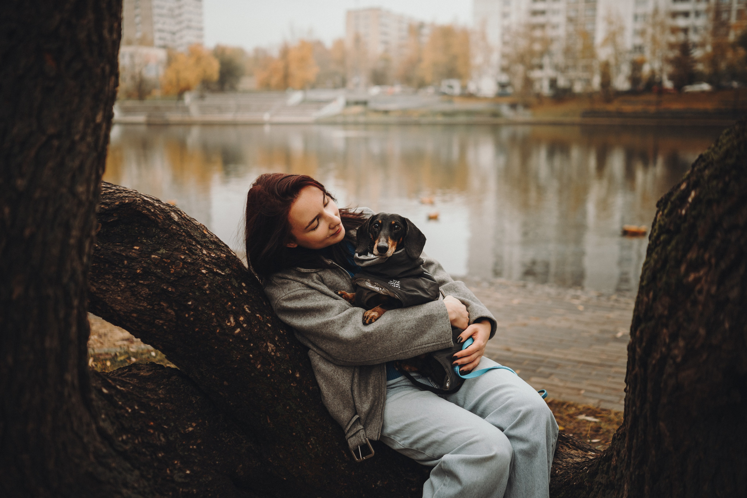 Аня, Оскар и Яр. Семейный фотограф анималист Ананьева Мария — Москва