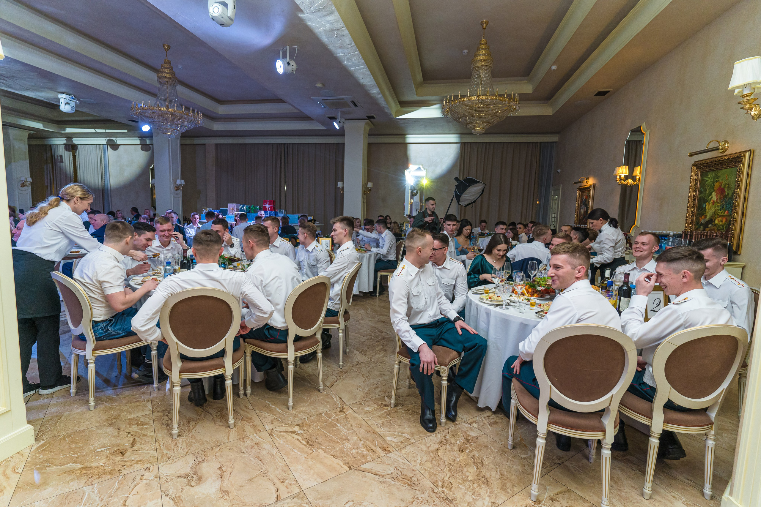 Фотосъемка выпуска военной академии и вручение дипломов